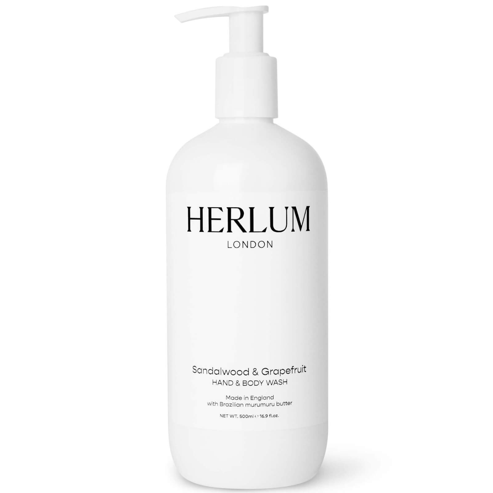 Herlum Hand and Body Wash Sandalwood and Grapefruit 500ml