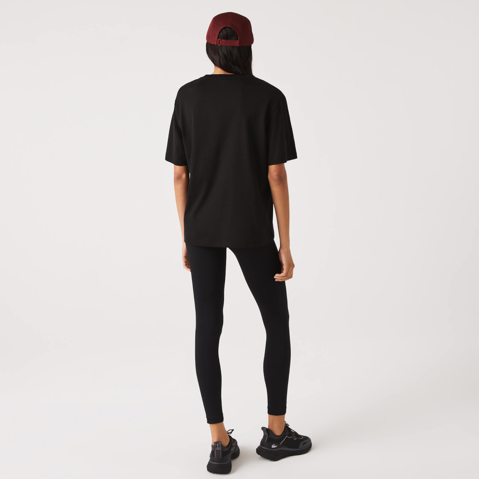 Lacoste Women's Crew Neck Premium Cotton T-Shirt - Eu 40/Uk 12