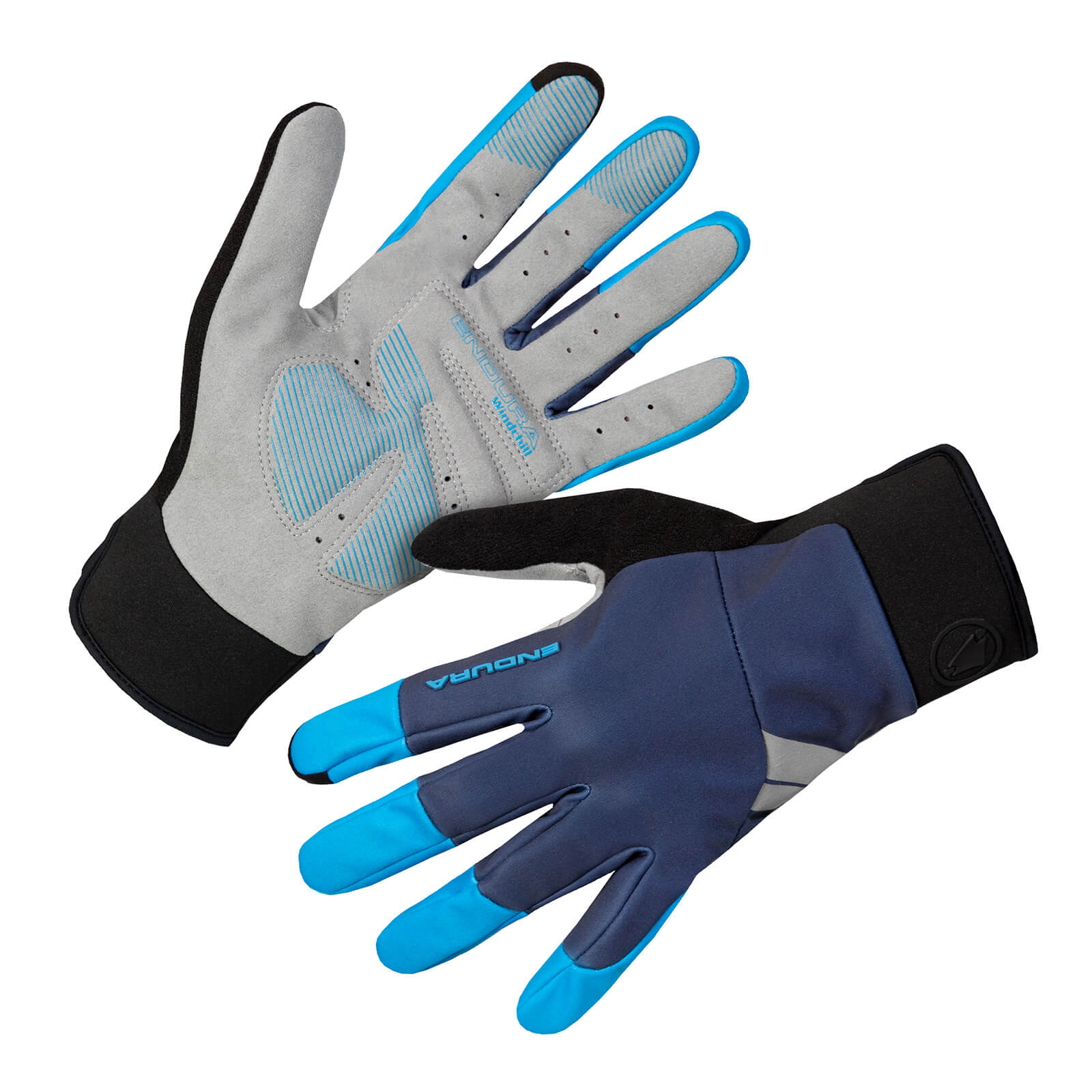 Endura Men's Windchill Glove - Hi-Viz Blue