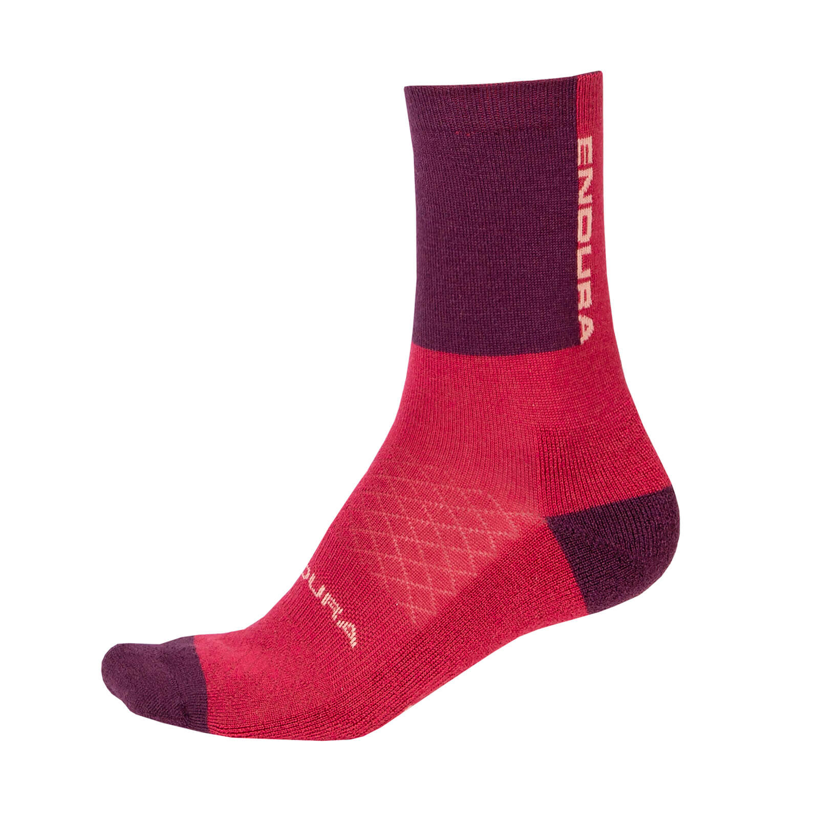 Endura Women's BaaBaa Merino Winter Sock - Aubergine | Extra 10% off first order.