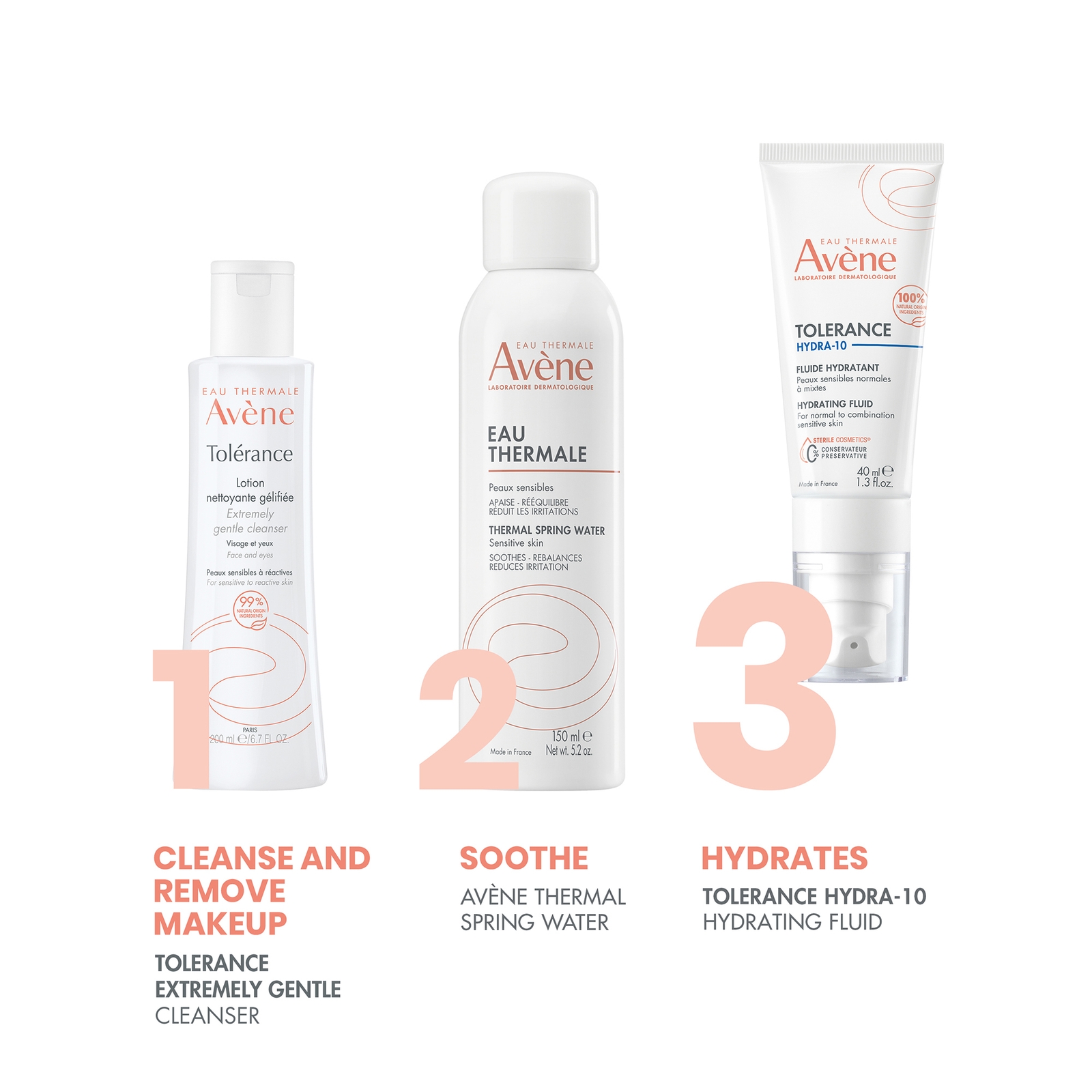 Thumbnail - Avène Tolerance Hydra-10 Moisturising Fluid for Sensitive Skin 40ml