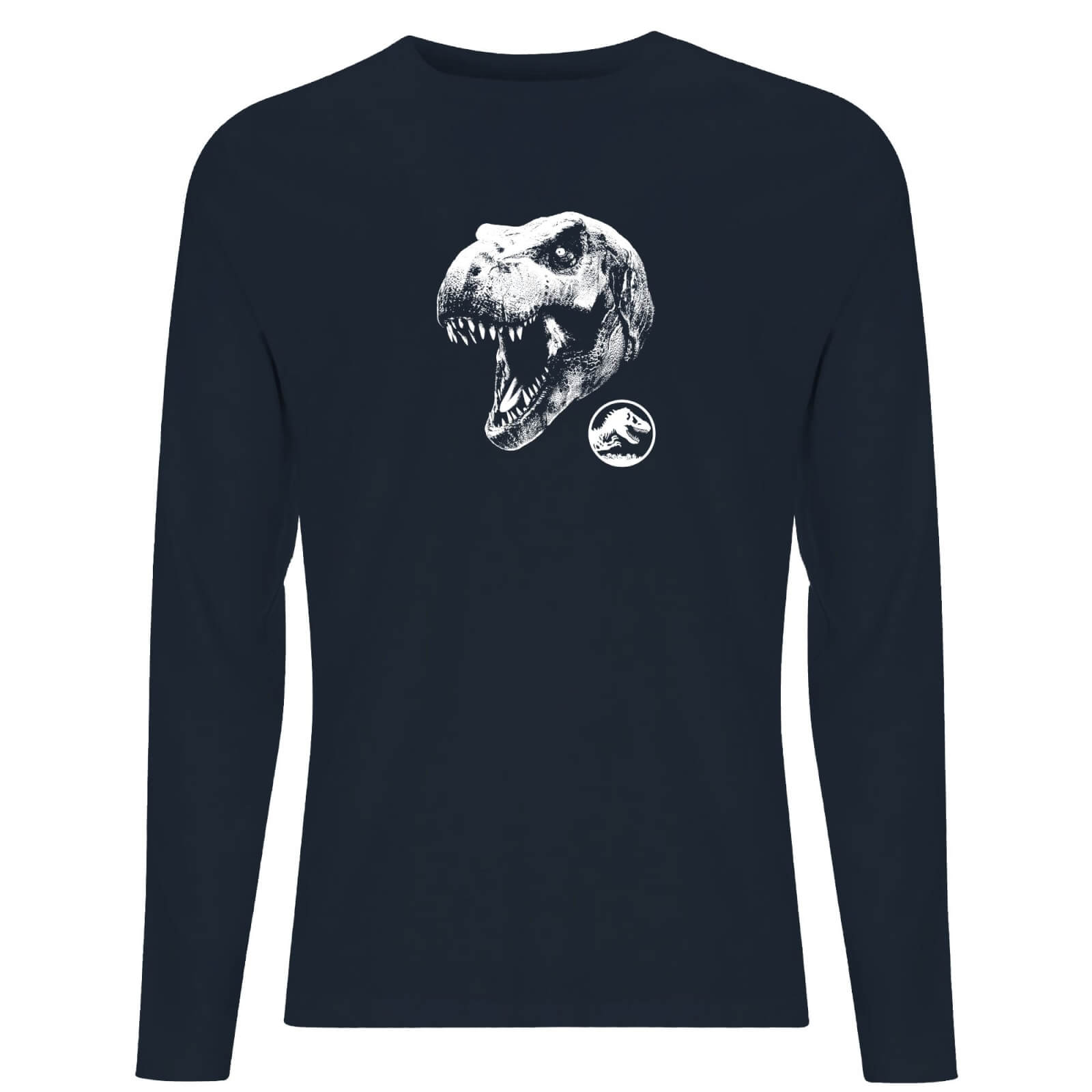 

Jurassic Park T Rex Men's Long Sleeve T-Shirt - Navy - M - Blu Navy