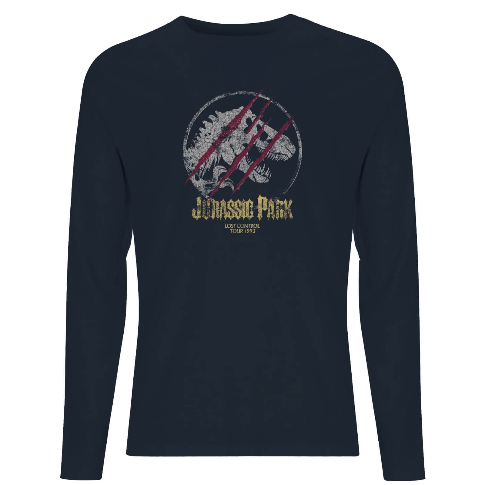 

Jurassic Park Lost Control Men's Long Sleeve T-Shirt - Navy - M - Blu Navy