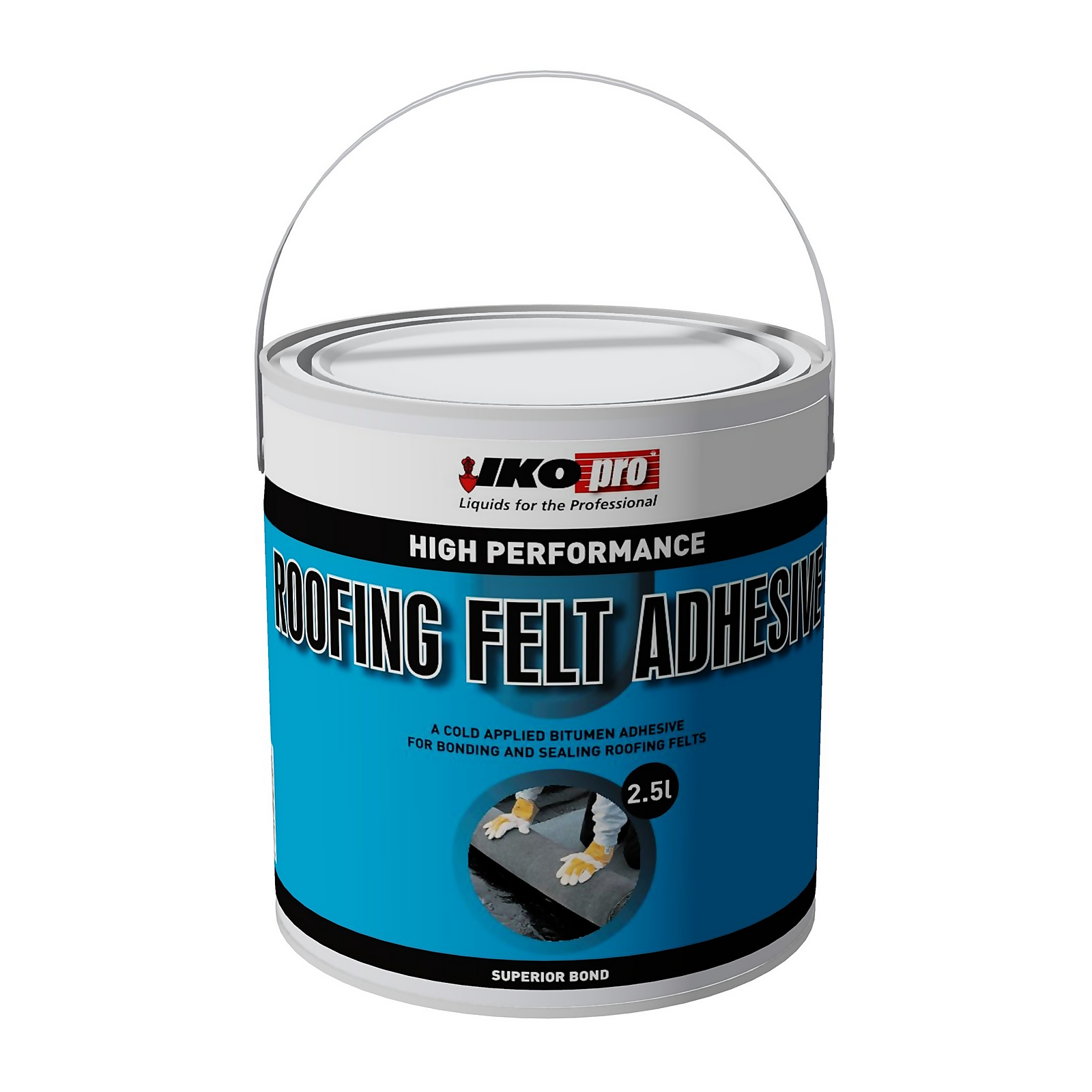 Photo of Ikopro Roofing Felt Adhesive 2.5l