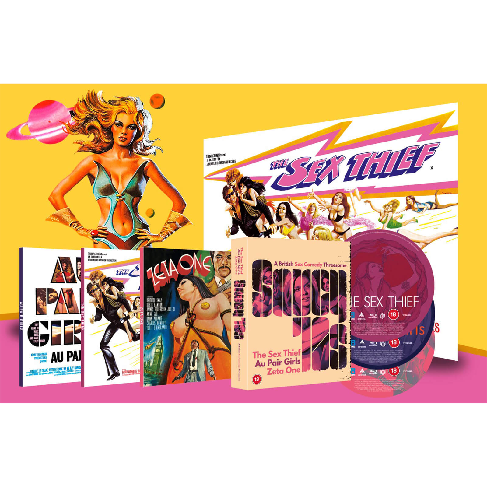 Saucy 70s! - A British Sex Comedy Threesome - Deluxe Collectors Edition