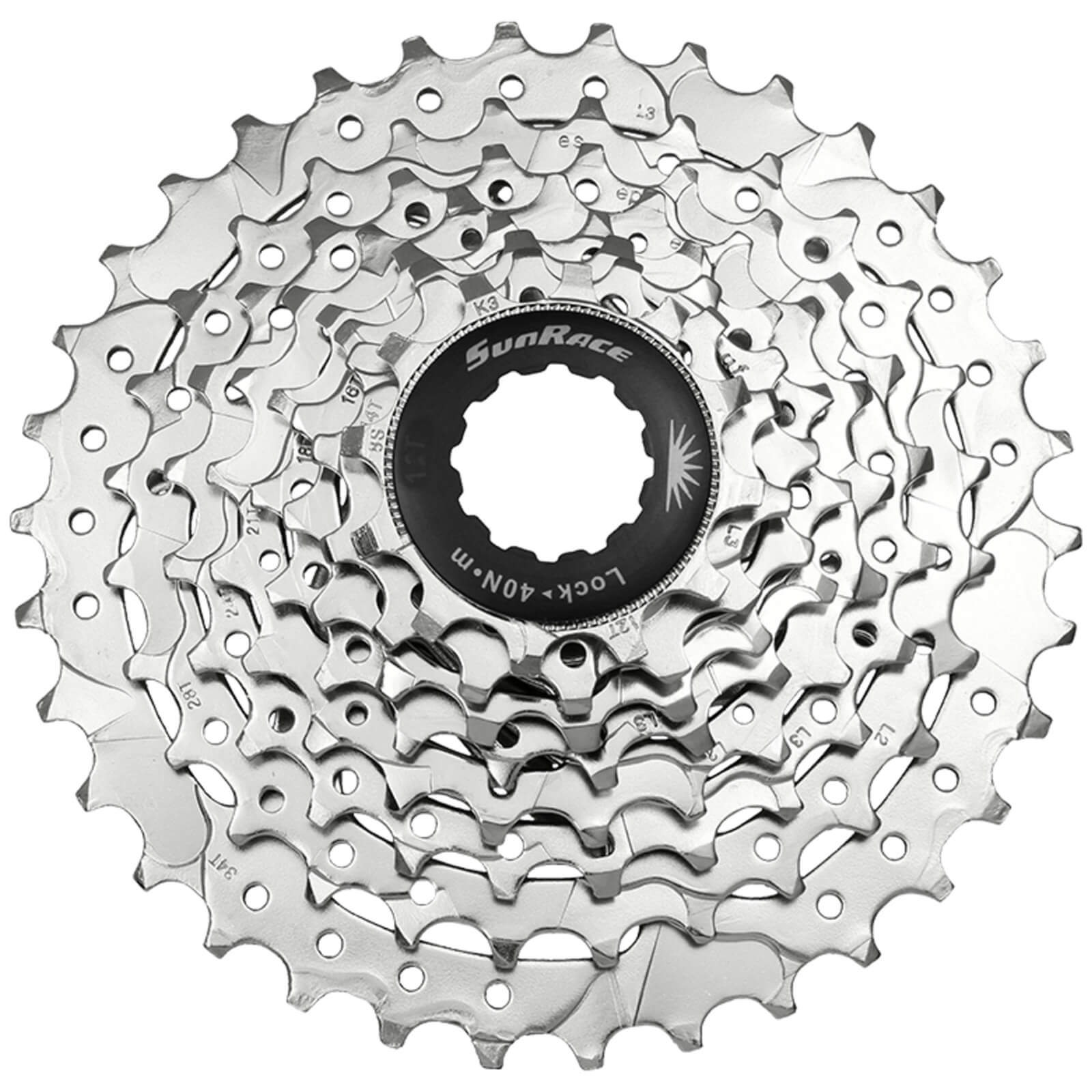 SunRace CSM66 8 Speed Cassette - 11-32 - Nickel