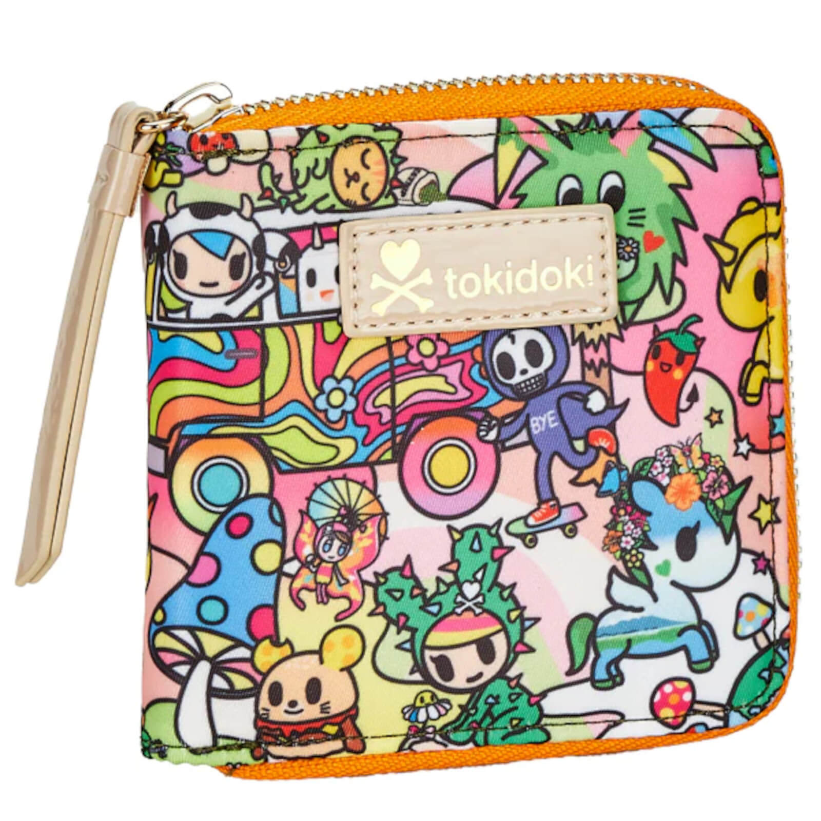 tokidoki Stay Groovy Small Zip Around Wallet