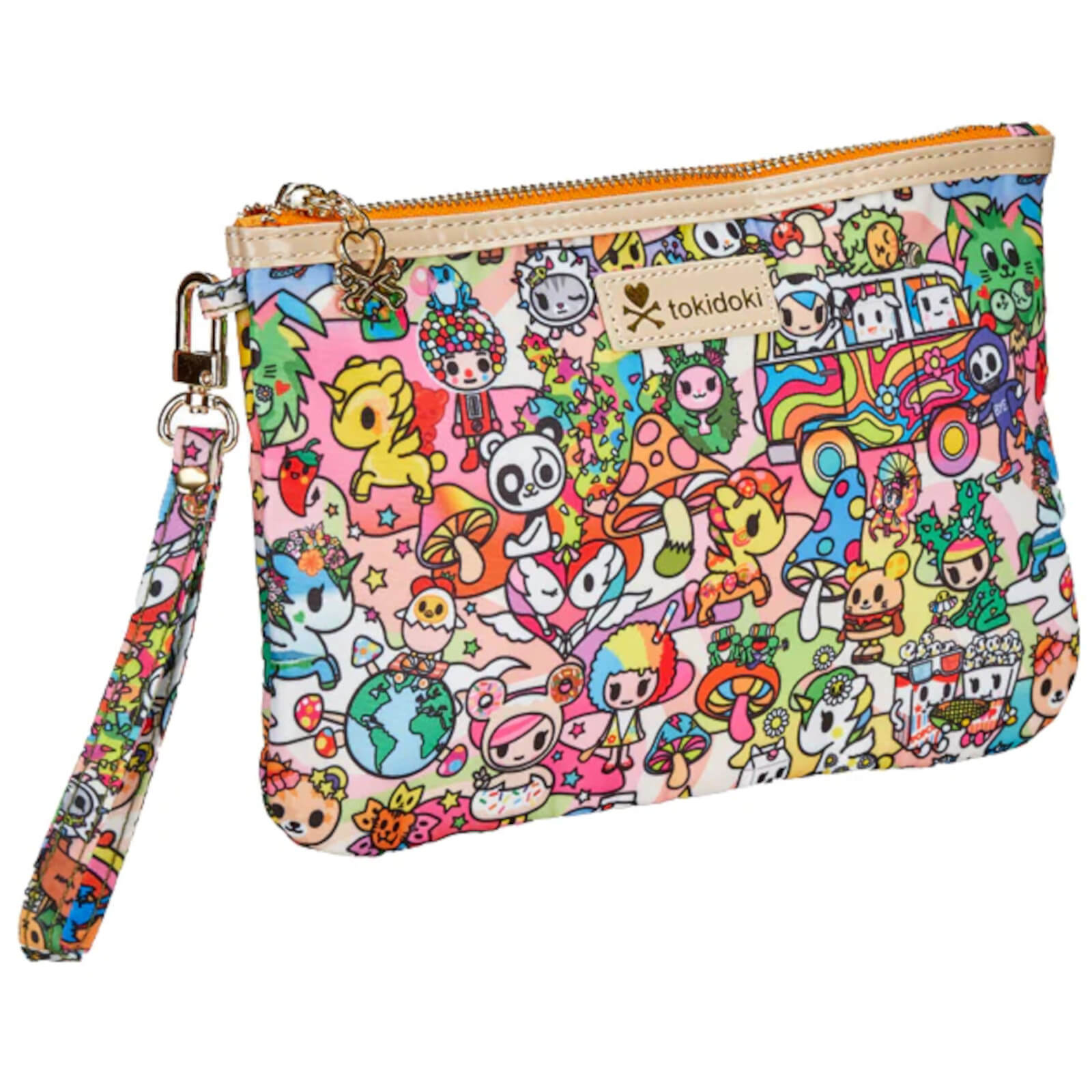 tokidoki Stay Groovy Zip Pouch Wristlet