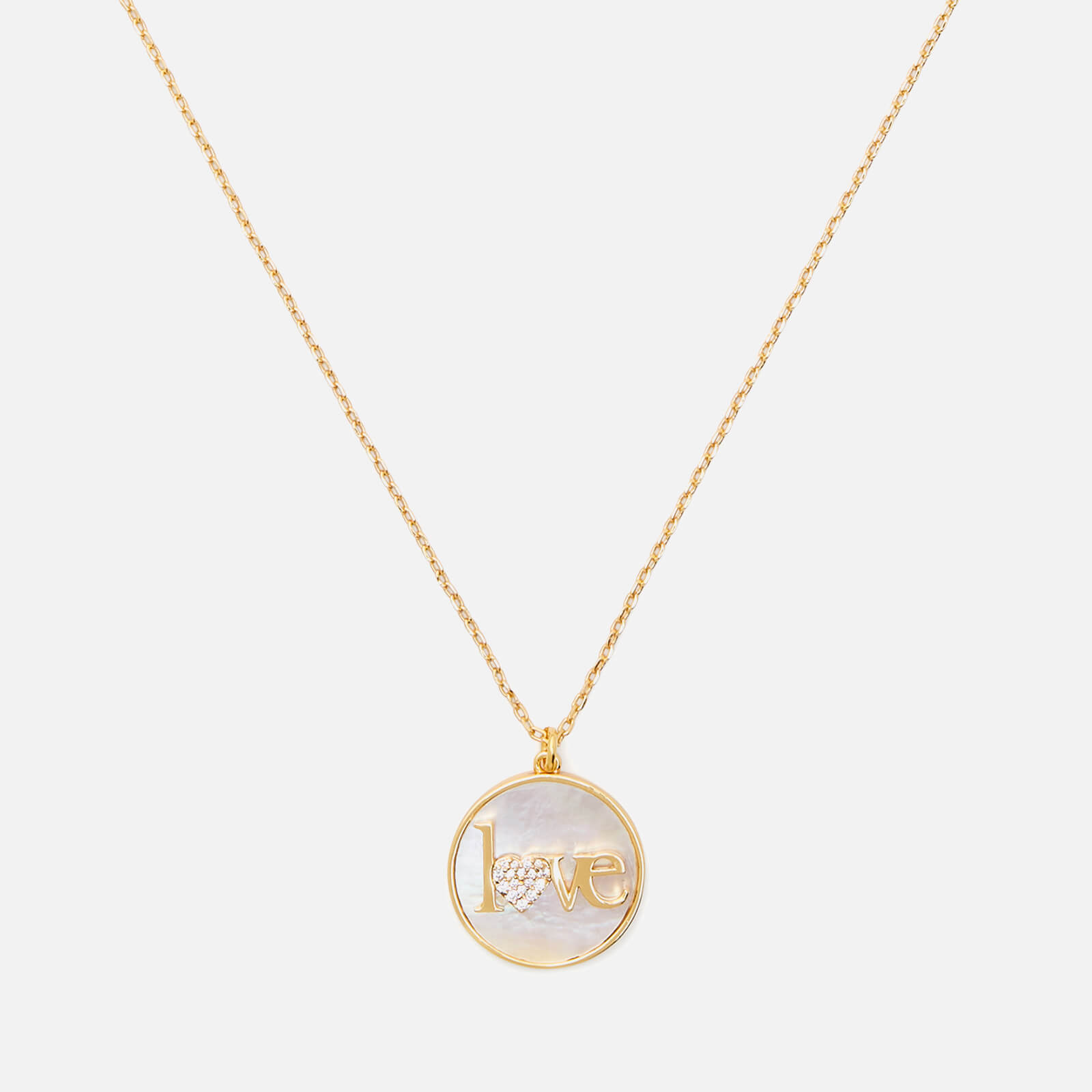 Kate Spade New York Mother Of Pearl Love Pendant