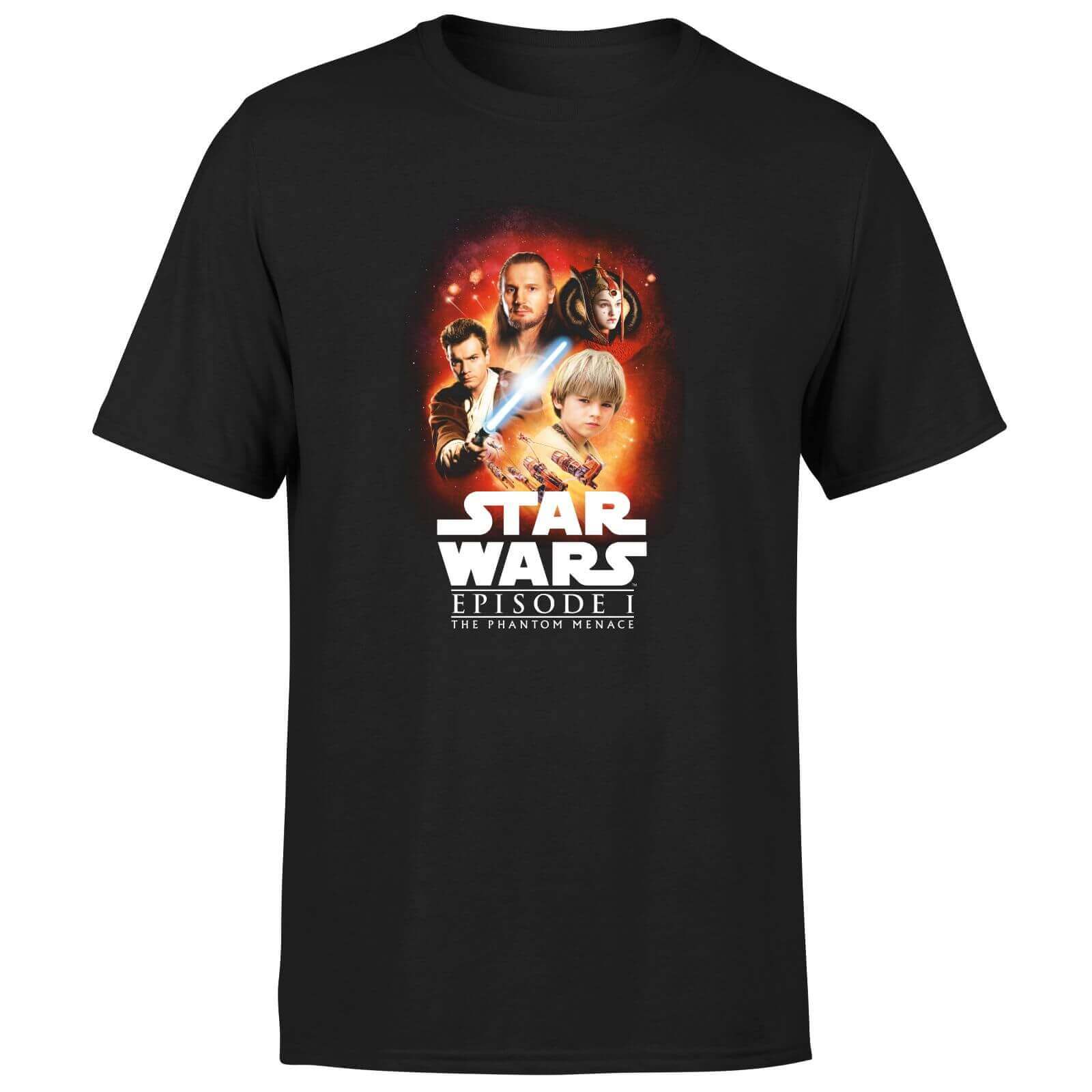 Star Wars The Phantom Menace Unisex T-Shirt - Black - M - Nero