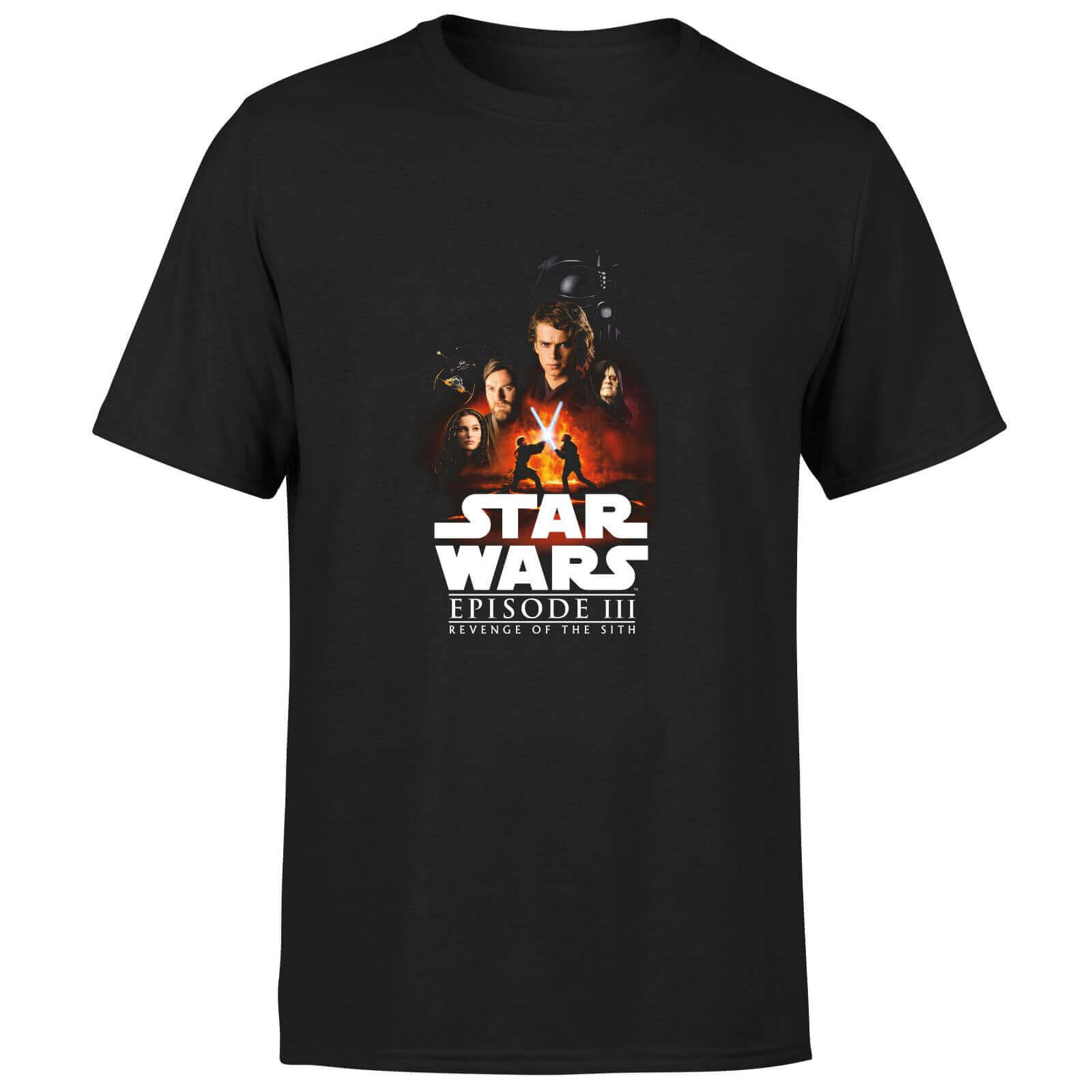 Star Wars Revenge Of The Sith Unisex T-Shirt - Black - XS - Noir