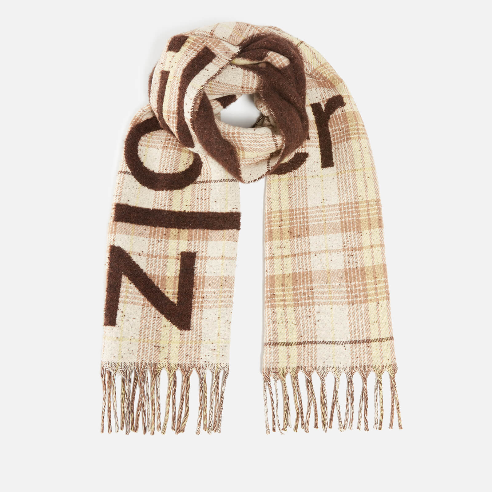 Holzweiler Bambino Checked Wool-Blend Scarf
