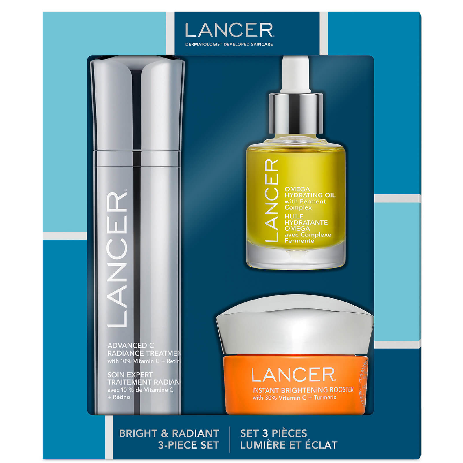 Lancer Skincare Bright and Radiant 3 Piece Set
