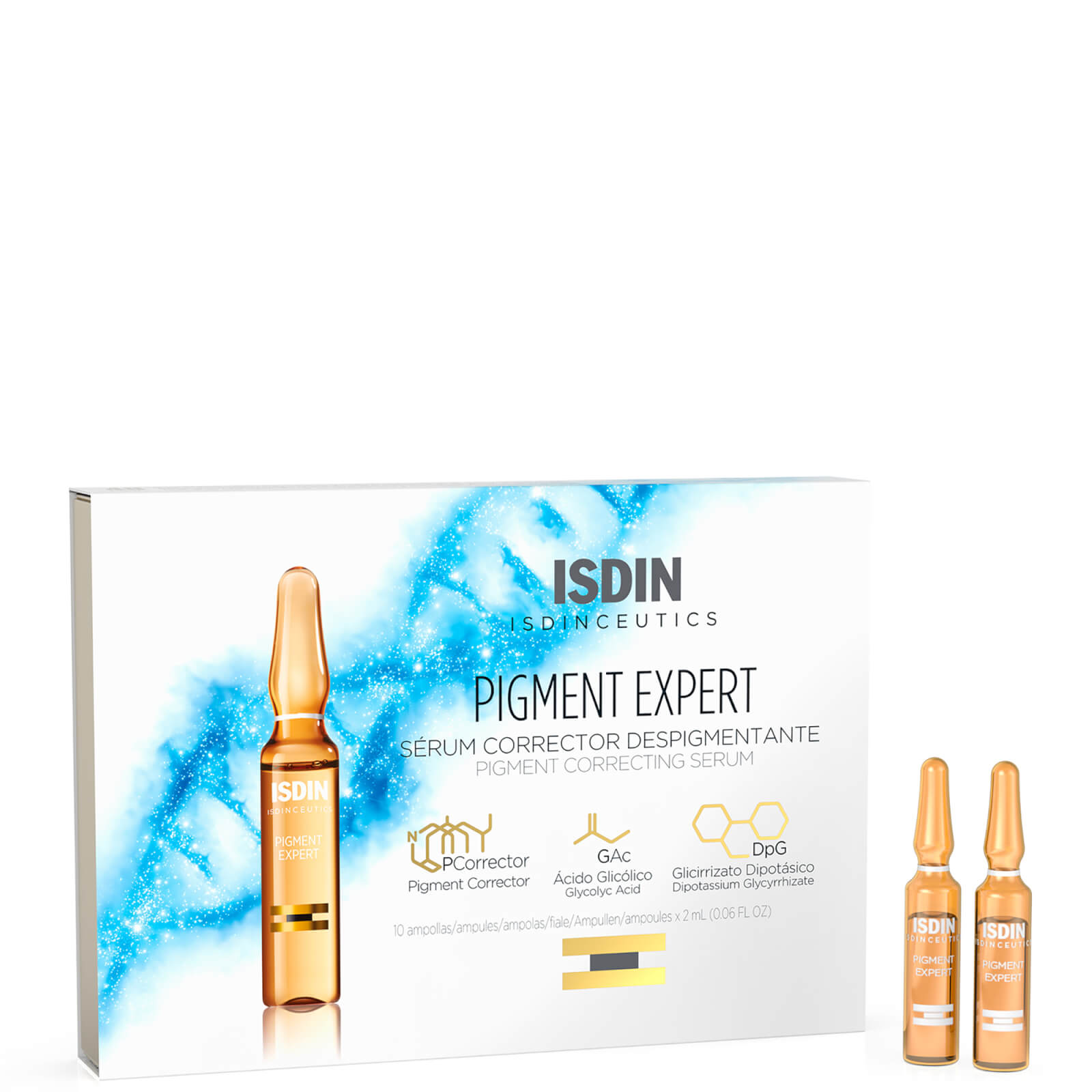 Isdin Pigment Expert Brightening And Dark Spot Serum With Glycolic Acid (various Options) - 30 Ampoules