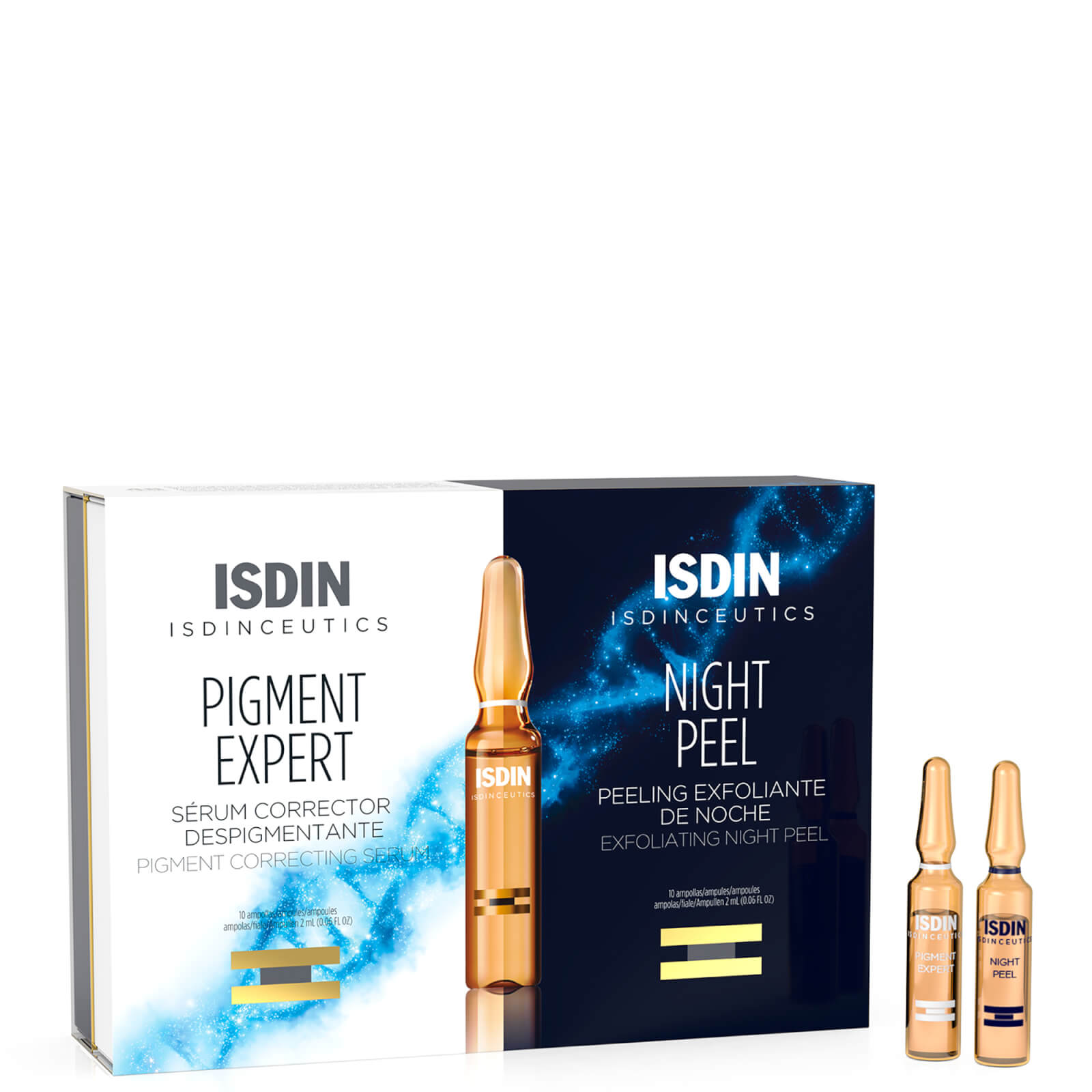 Isdin Ceutics Dark Spot Correcting Day And Night Routine Exfoliating Serum