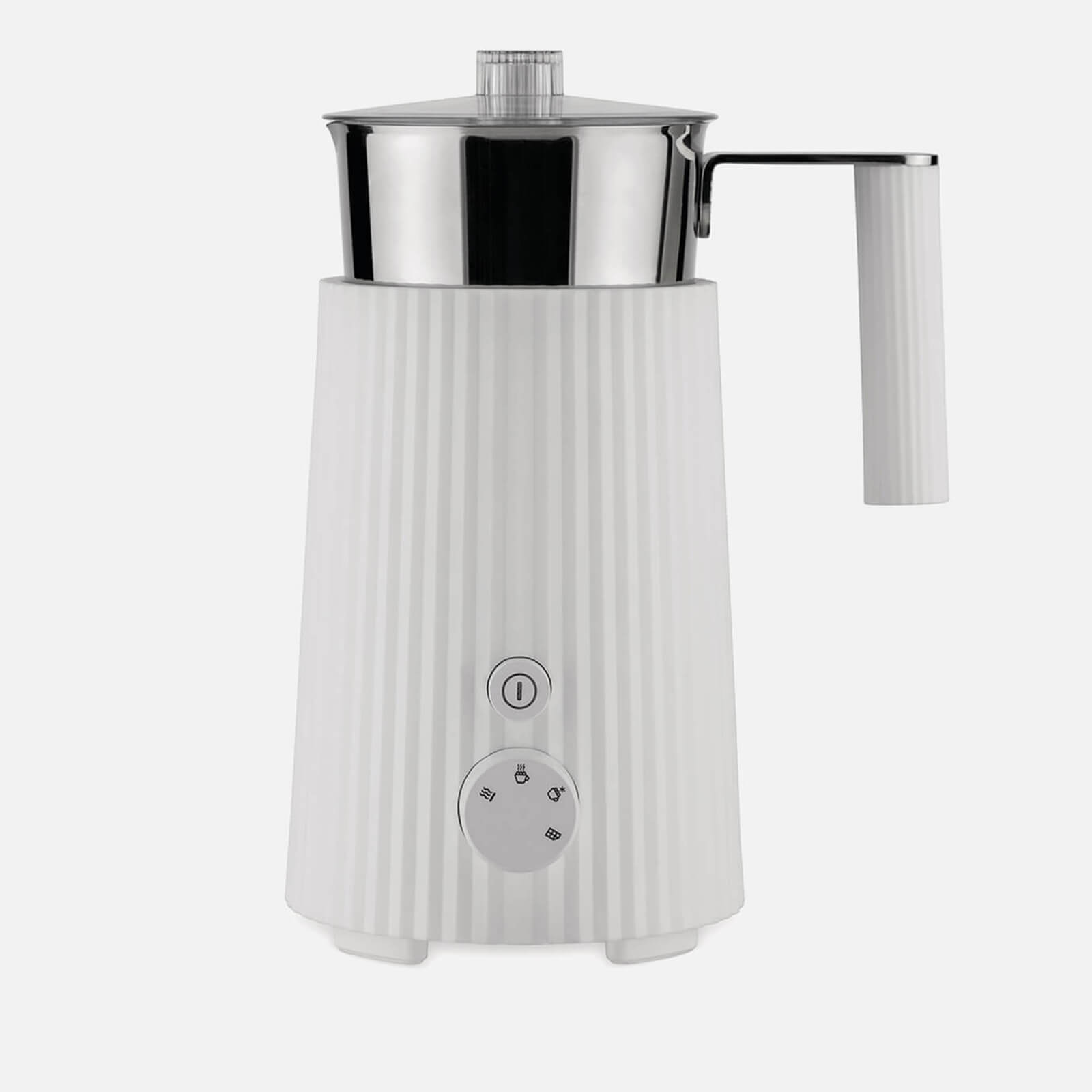 Alessi Milk Frother - Plisse White