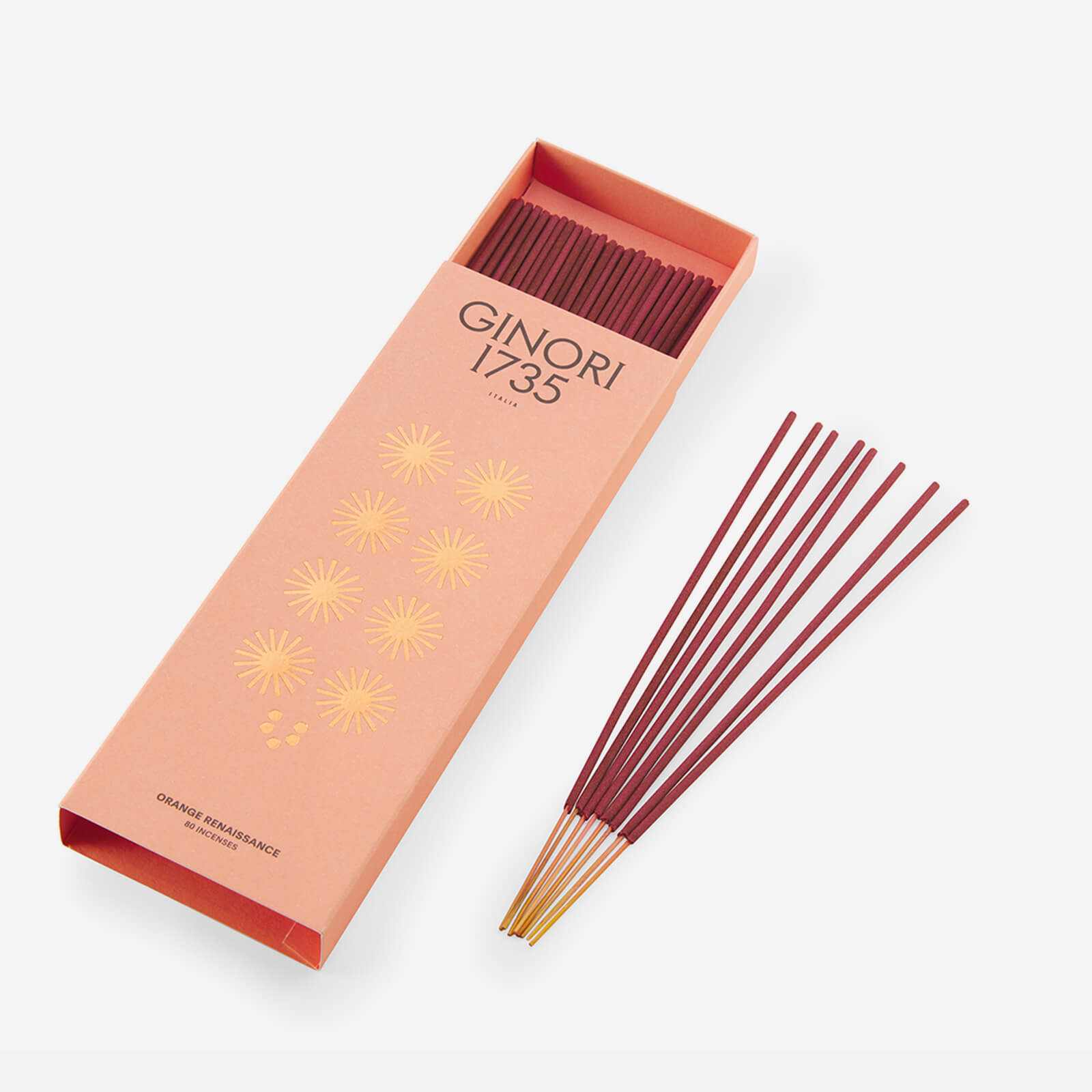 Ginori 1735 Lcdc Orange Renaissance Incense Refill Sticks - 80pcs