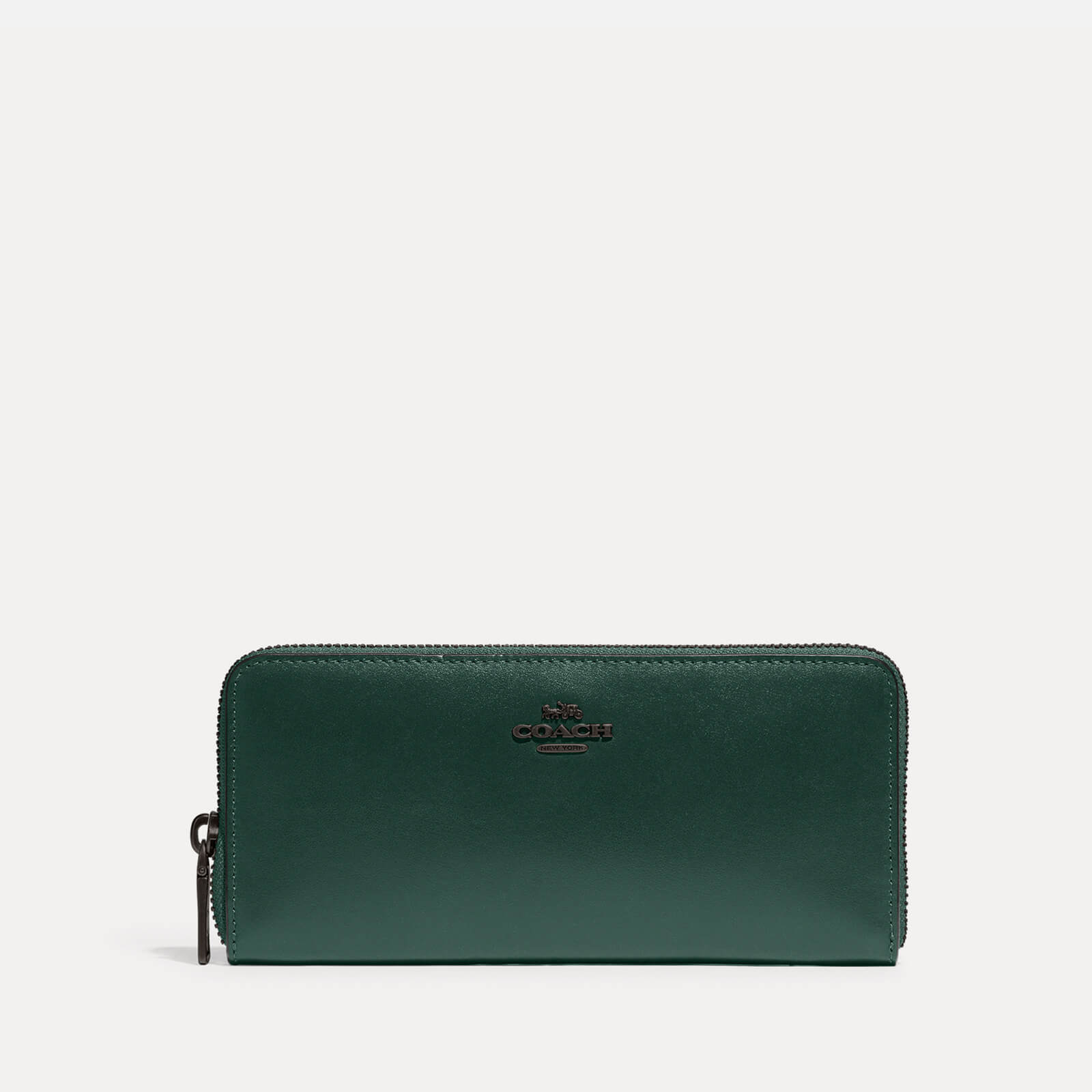 Coach Logo-Detailed Leather Wallet