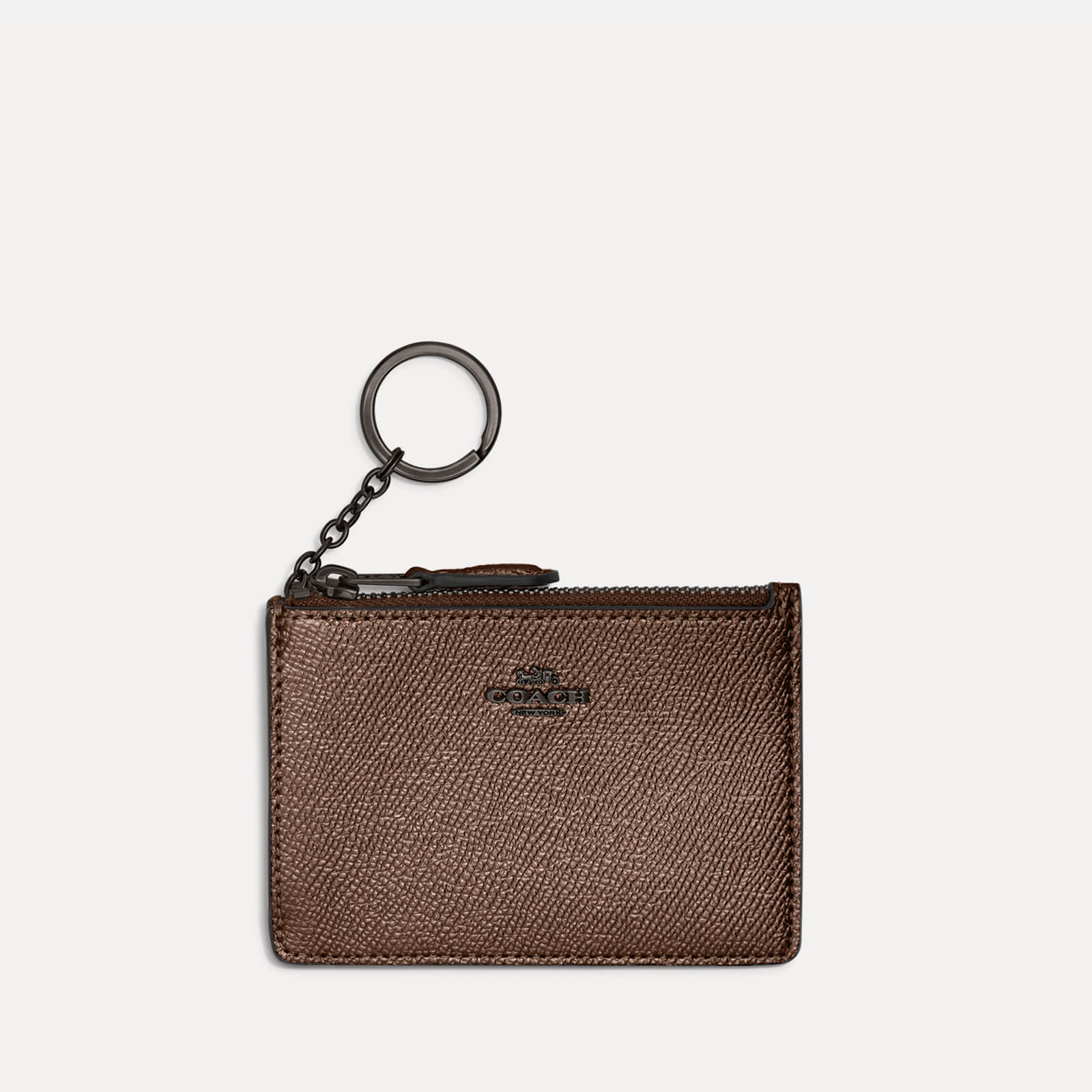 Coach Metallic ID-Window Leather Wallet