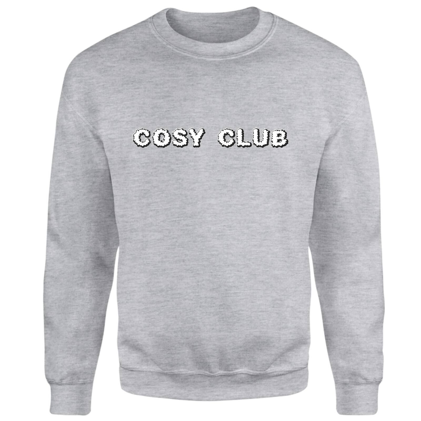 Cosy Club Dark Sweatshirt - Grey - XS - Grey