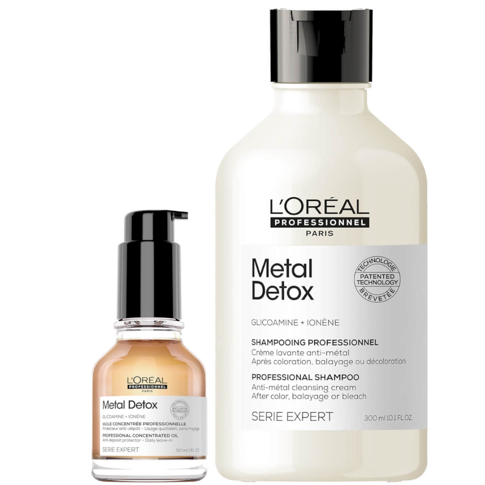L'Oreal Professionnel Metal Detox Oil and Shampoo Bundle