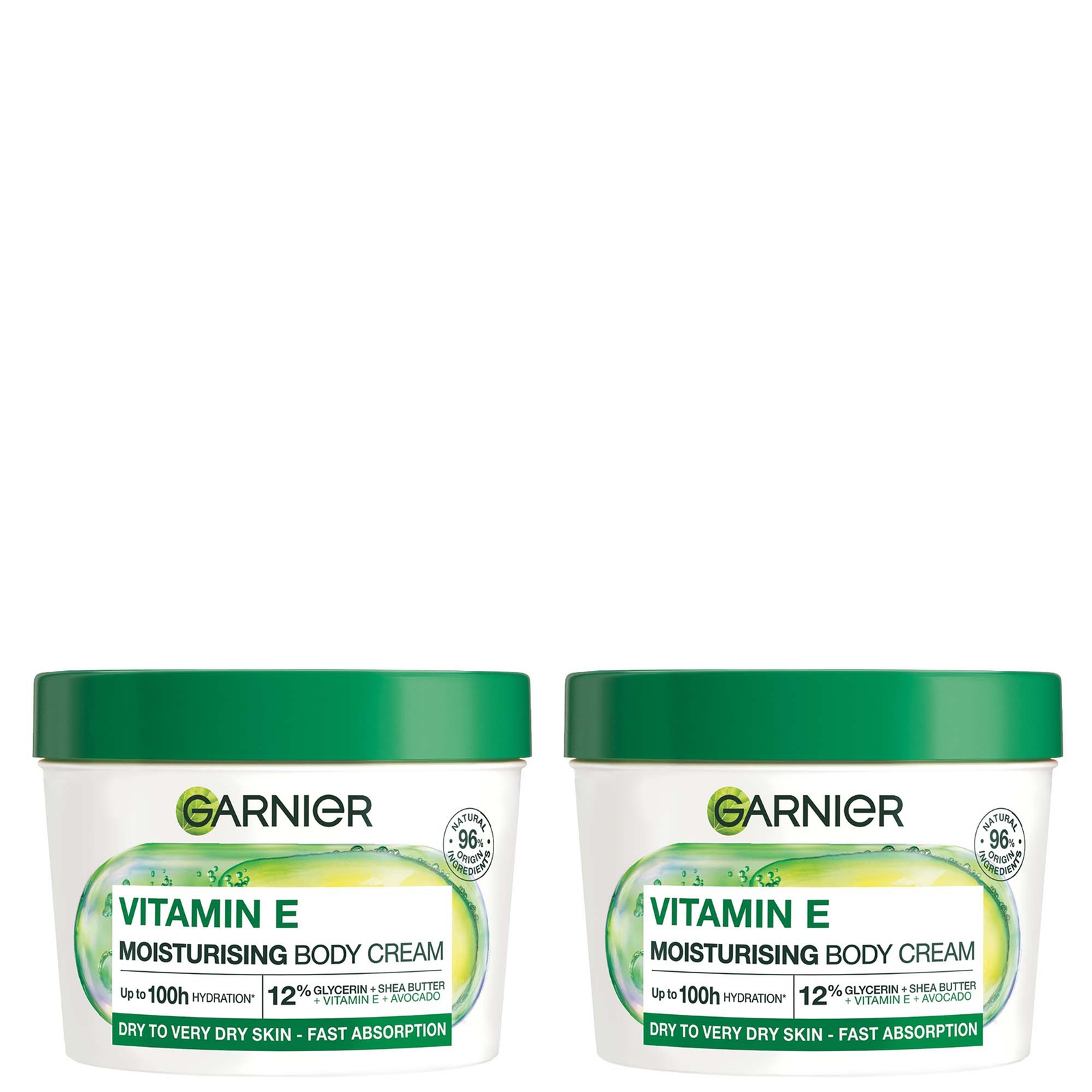 Image of Garnier Body Superfood, Nourishing Body Cream Duos - Avocado & Omega 6051