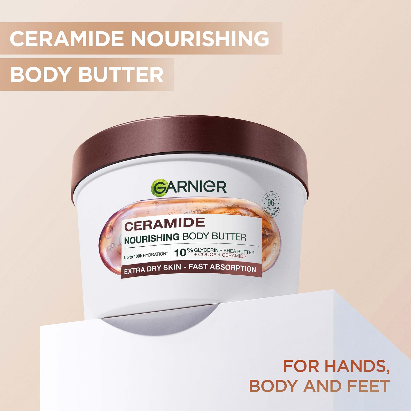Thumbnail - Garnier Body Superfood, Nourishing Body Cream Duos - Cocoa & Ceramide