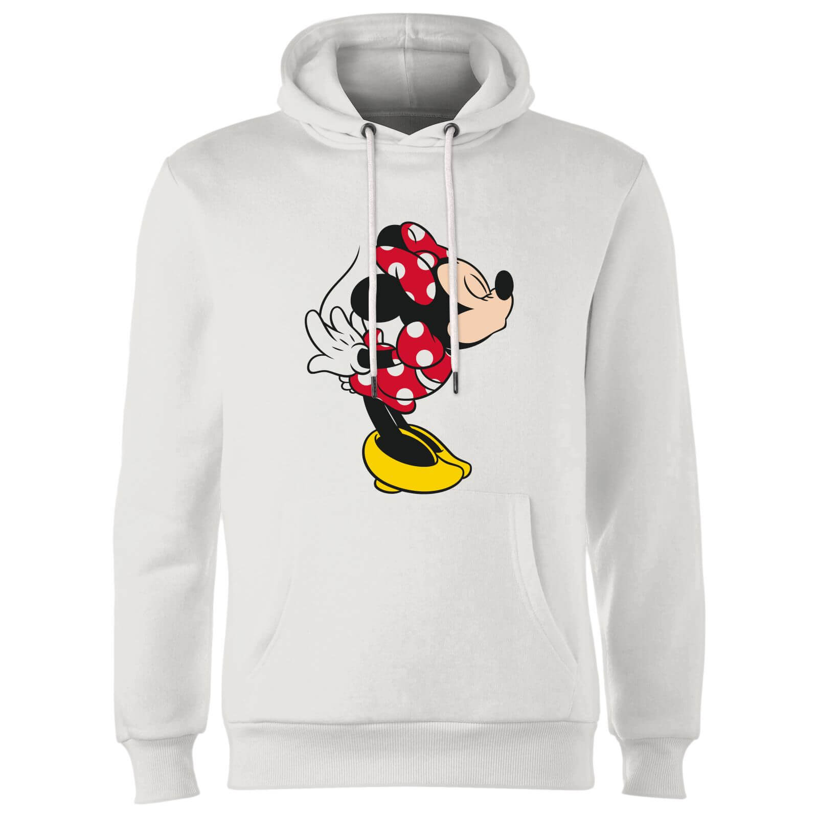 

Disney Mickey Mouse Minnie Split Kiss Hoodie - White - S - Bianco