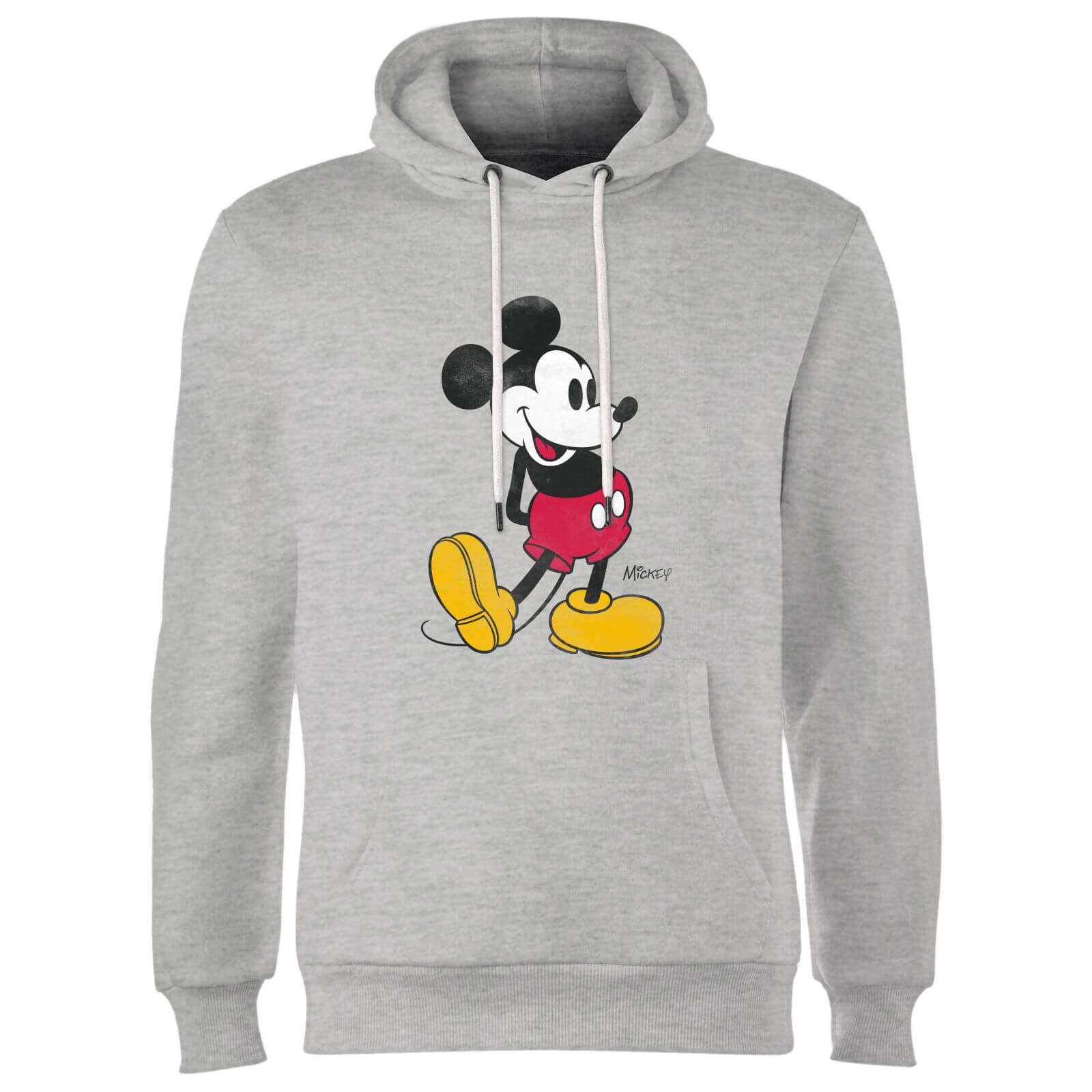 Disney Mickey Mouse Classic Kick Hoodie - Grey - L - Grey