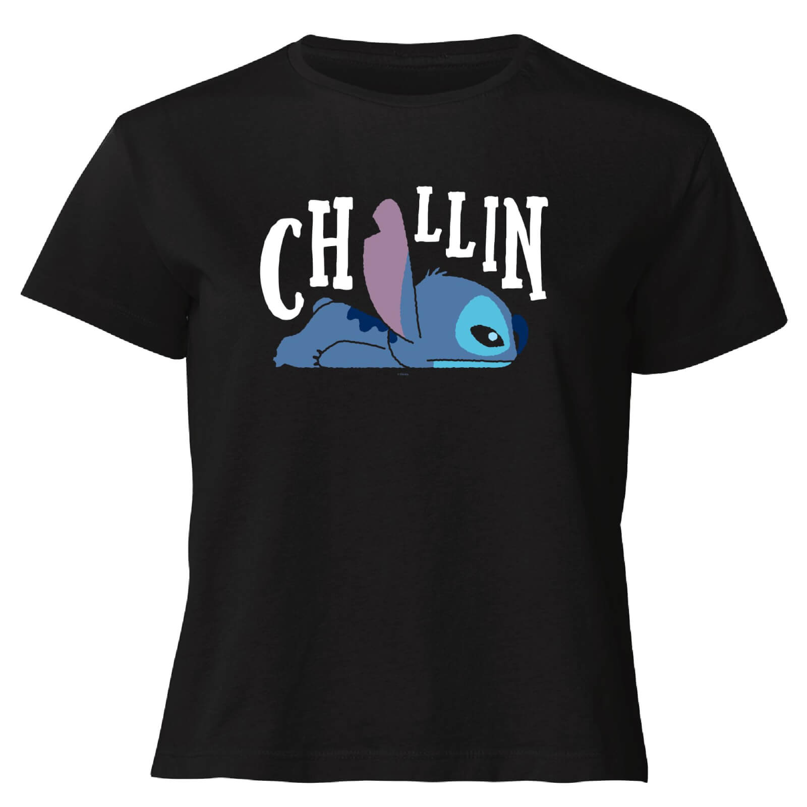 

Disney Lilo And Stitch Chillin Women's Cropped T-Shirt - Black - XS - Nero