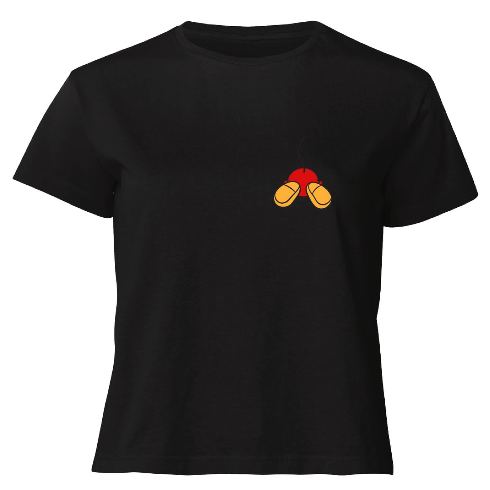 

Disney Mickey Mouse Backside Women's Cropped T-Shirt - Black - XXL - Nero