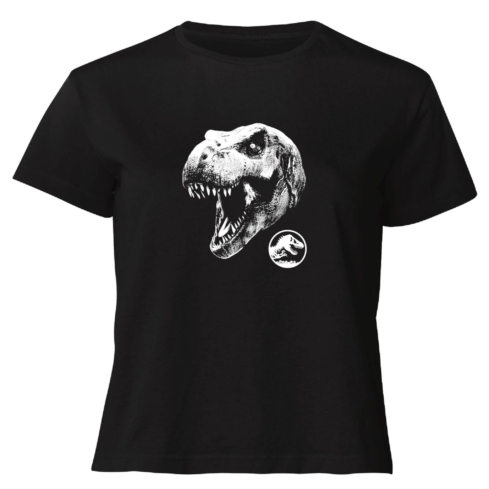 

Jurassic Park T Rex Women's Cropped T-Shirt - Black - L - Nero