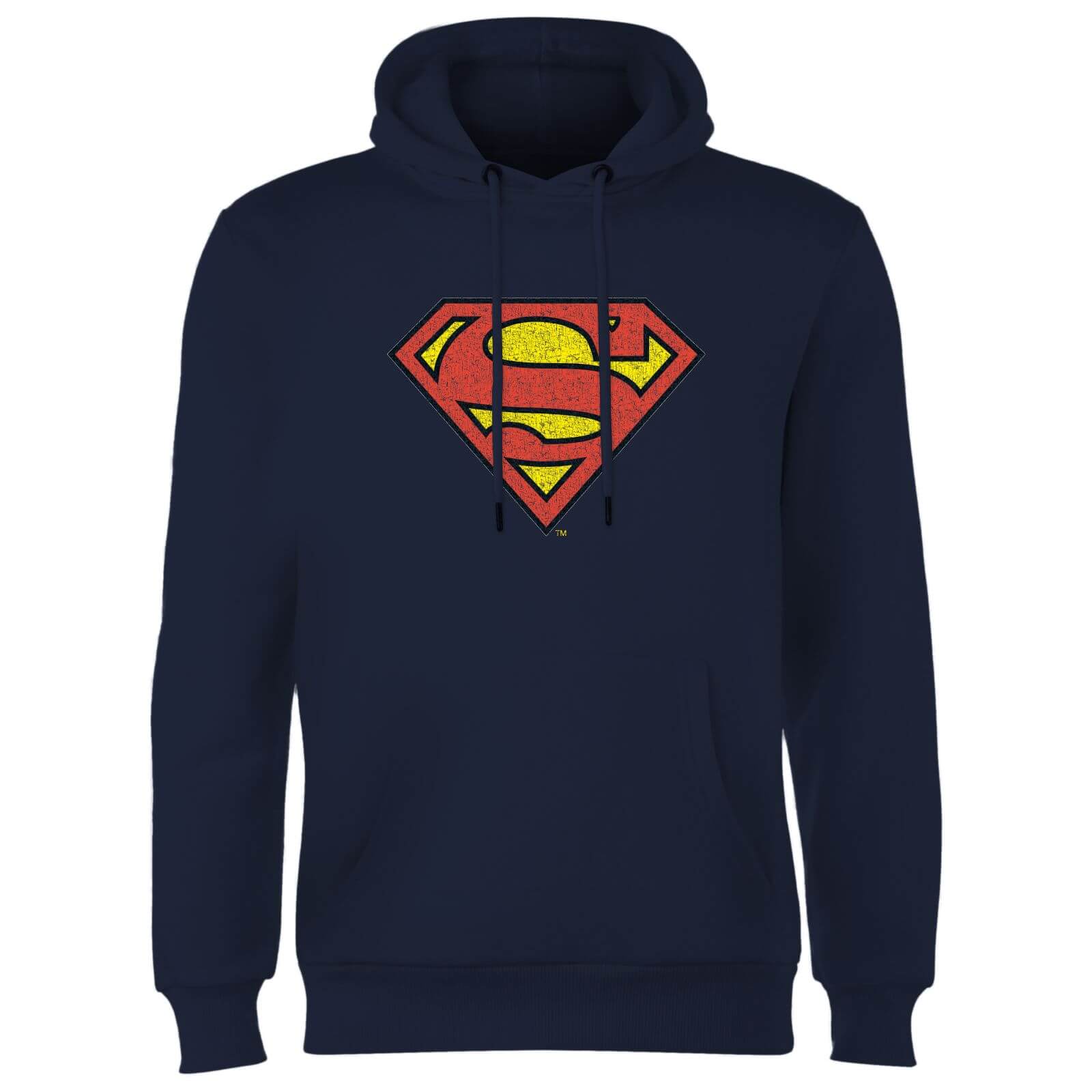 

Official Superman Crackle Logo Hoodie - Navy - M - Blu Navy