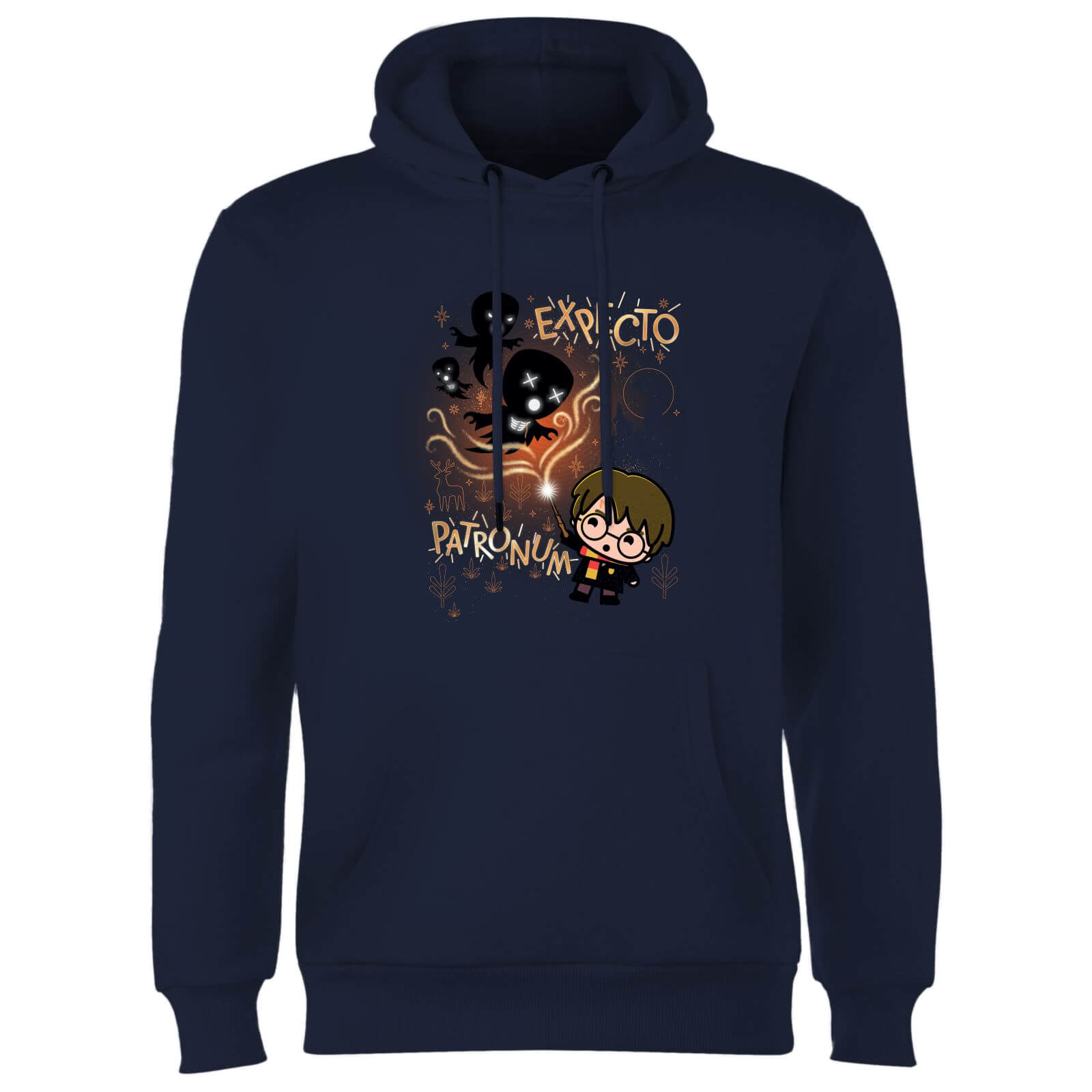 Harry Potter Kids Expecto Patronum Hoodie - Navy - S - Navy