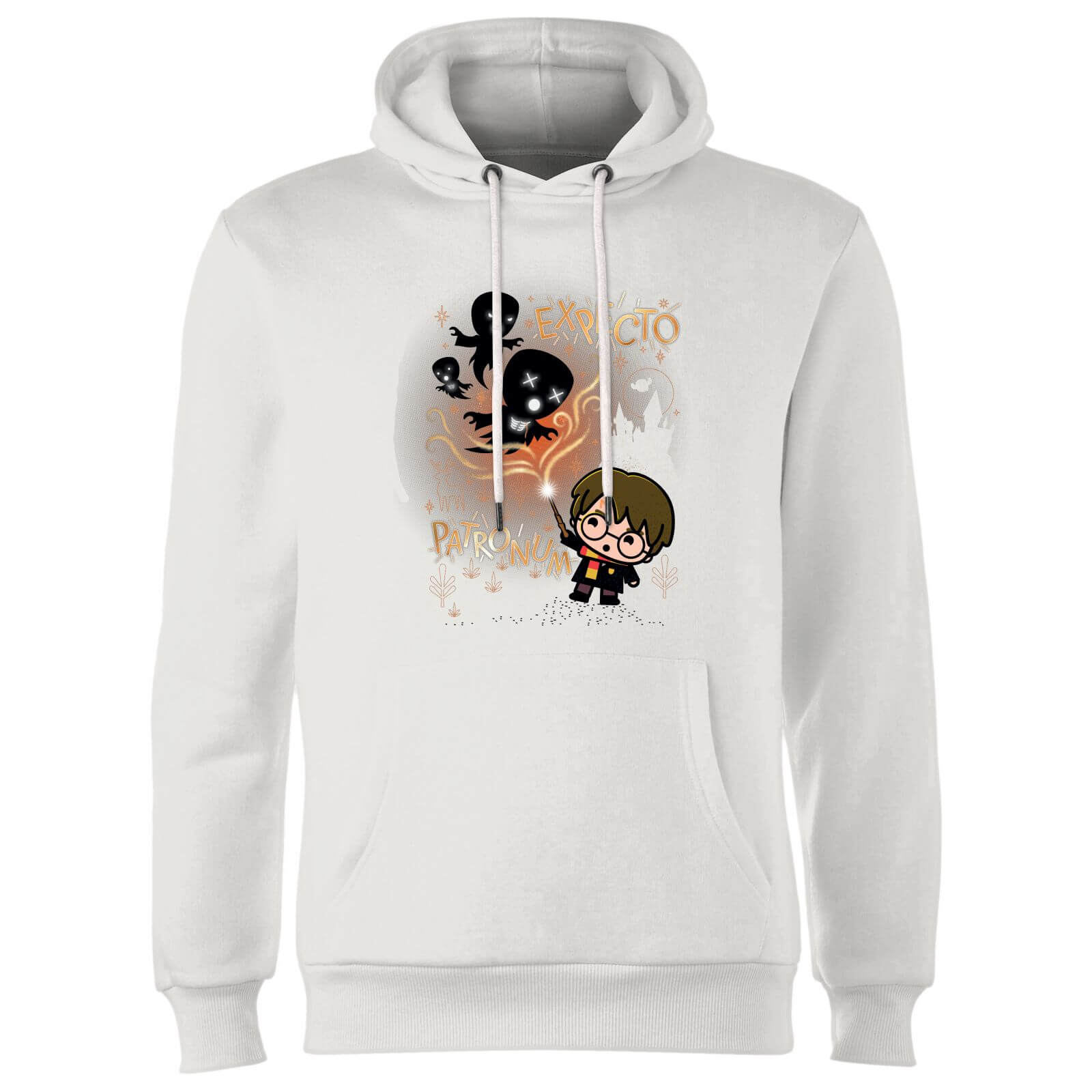Harry Potter Kids Expecto Patronum Hoodie - White - XXL - White