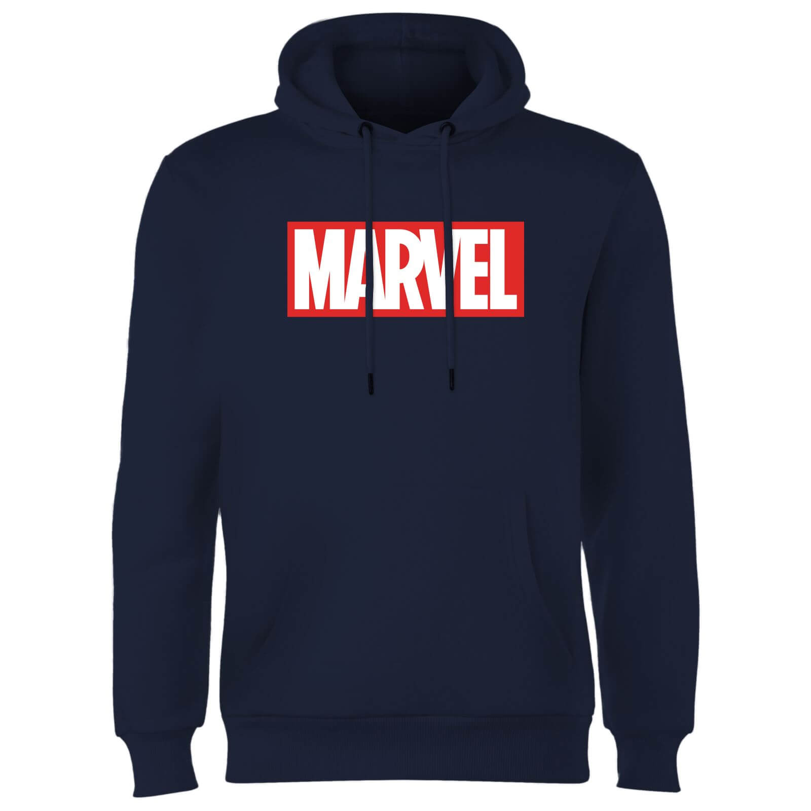 Marvel Logo Hoodie - Navy - XXL - Navy