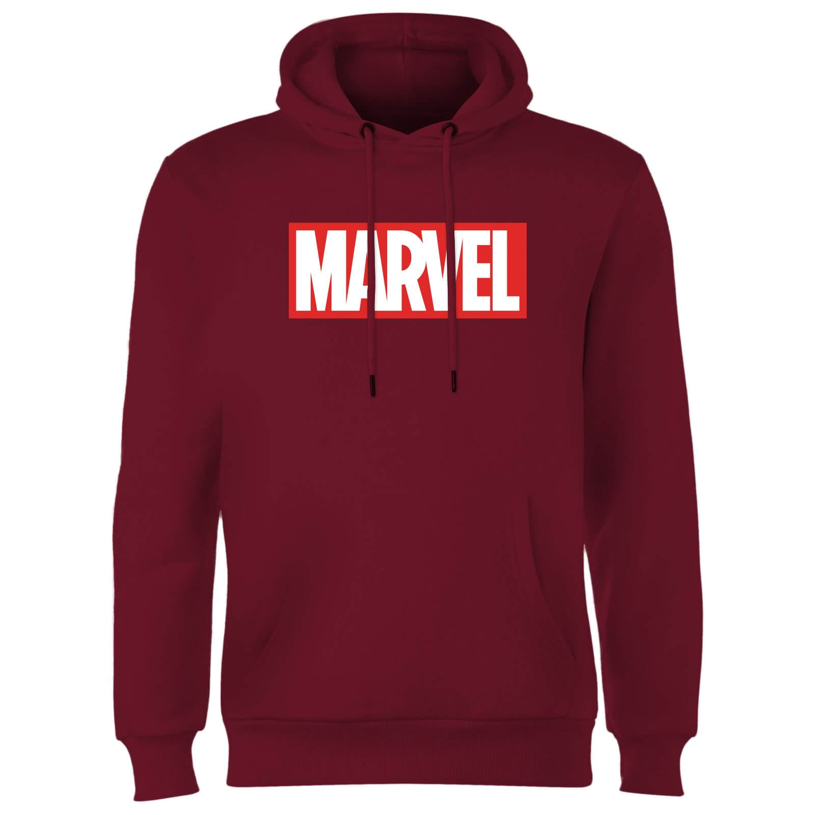 Marvel Logo Hoodie – Burgundy – S – Burgundy