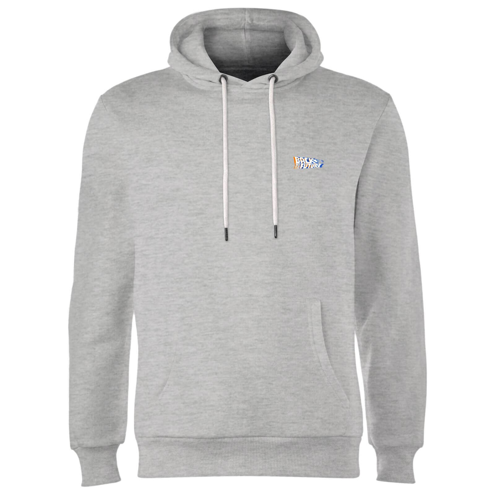 Back To The Future Hoodie - Grey - S - Grey