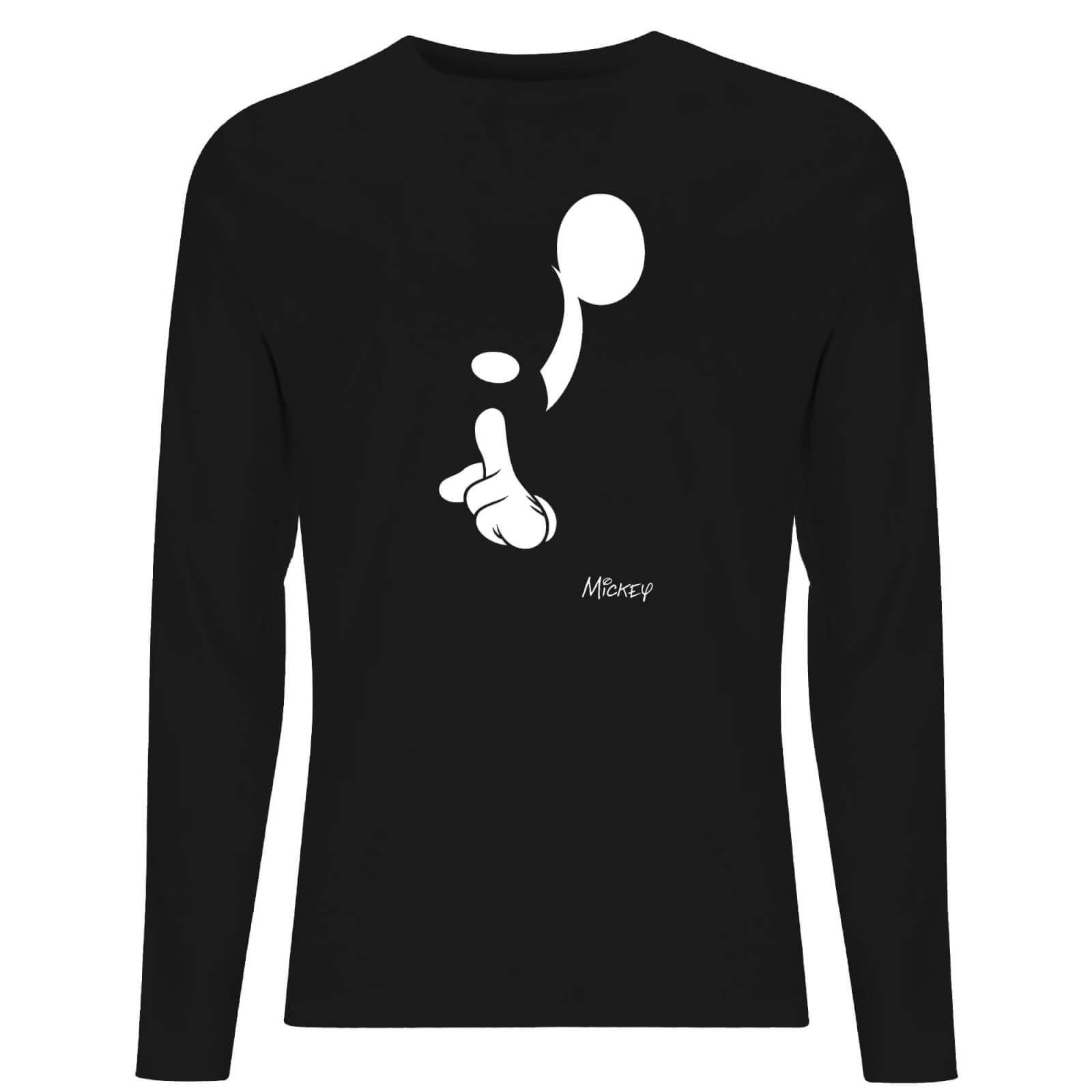 

Disney Shush Men's Long Sleeve T-Shirt - Black - S - Nero