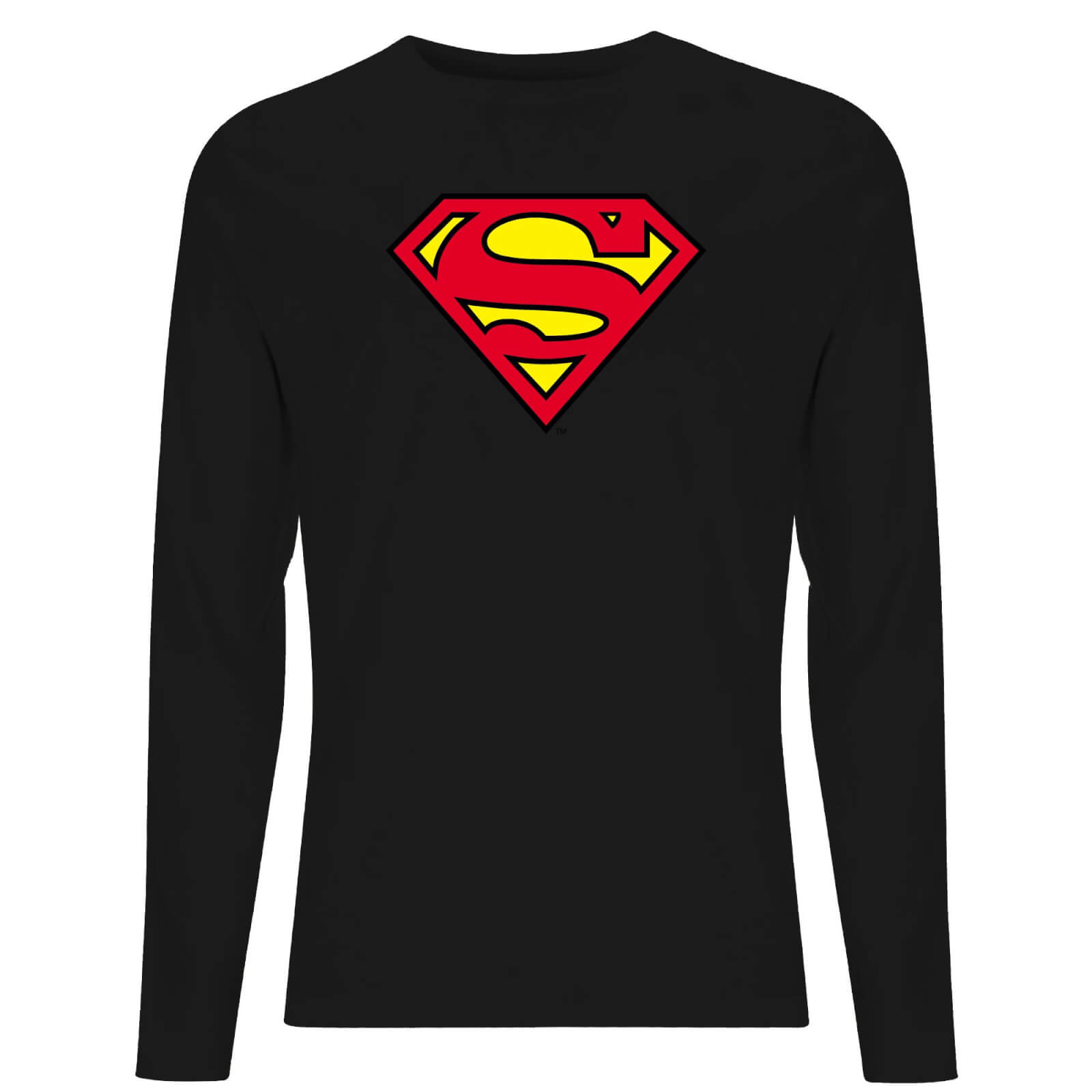 

Official Superman Shield Men's Long Sleeve T-Shirt - Black - M - Nero