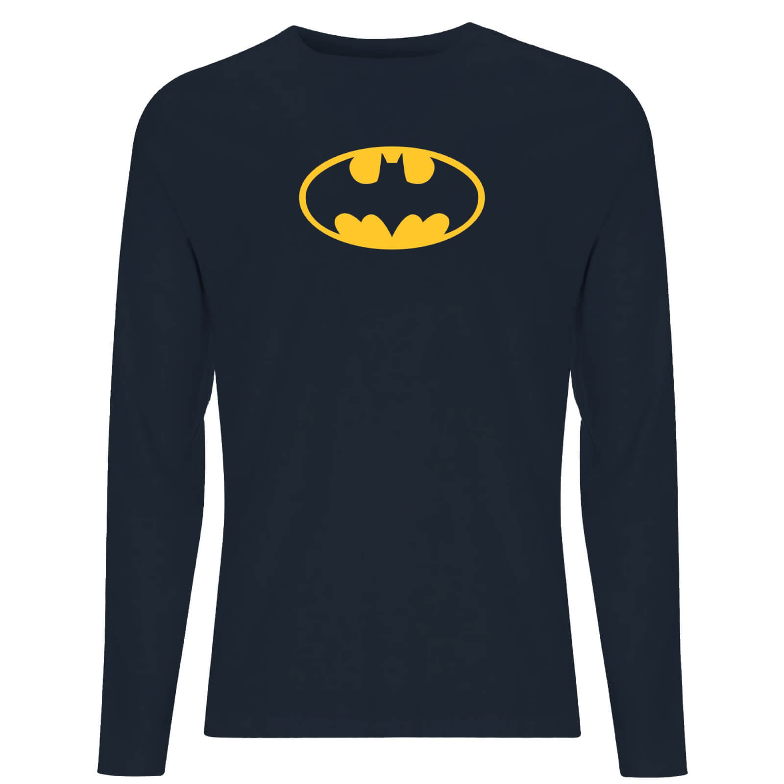

Justice League Batman Logo Men's Long Sleeve T-Shirt - Navy - XXL - Blu Navy