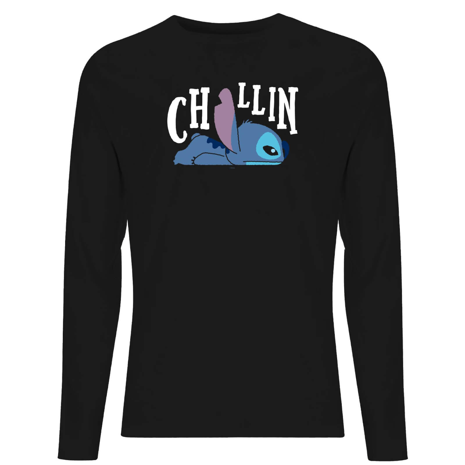 

Disney Lilo And Stitch Chillin Men's Long Sleeve T-Shirt - Black - XS - Nero