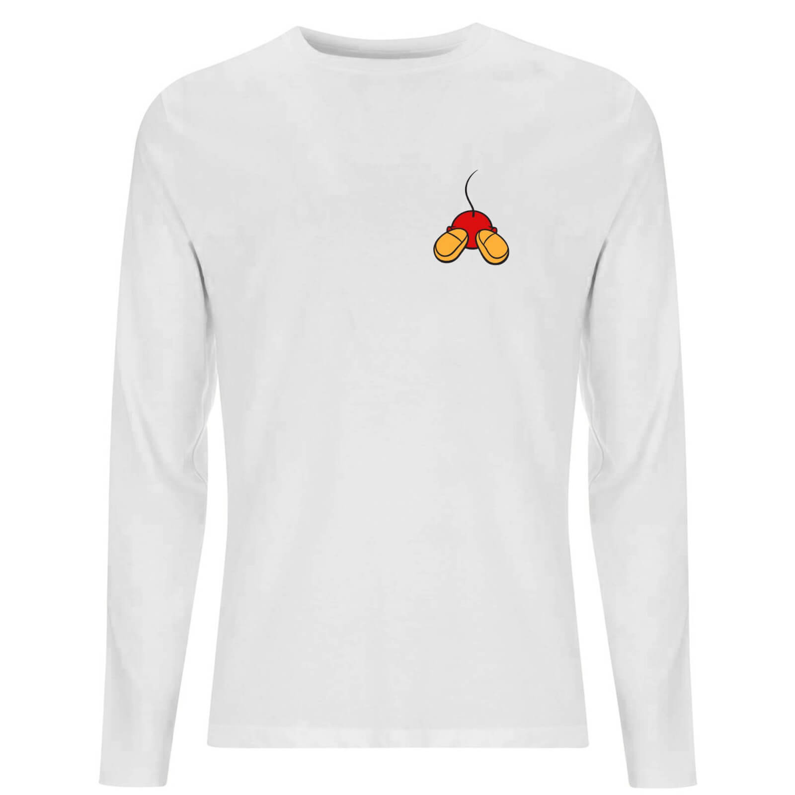 

Disney Mickey Mouse Backside Men's Long Sleeve T-Shirt - White - XXL - Bianco