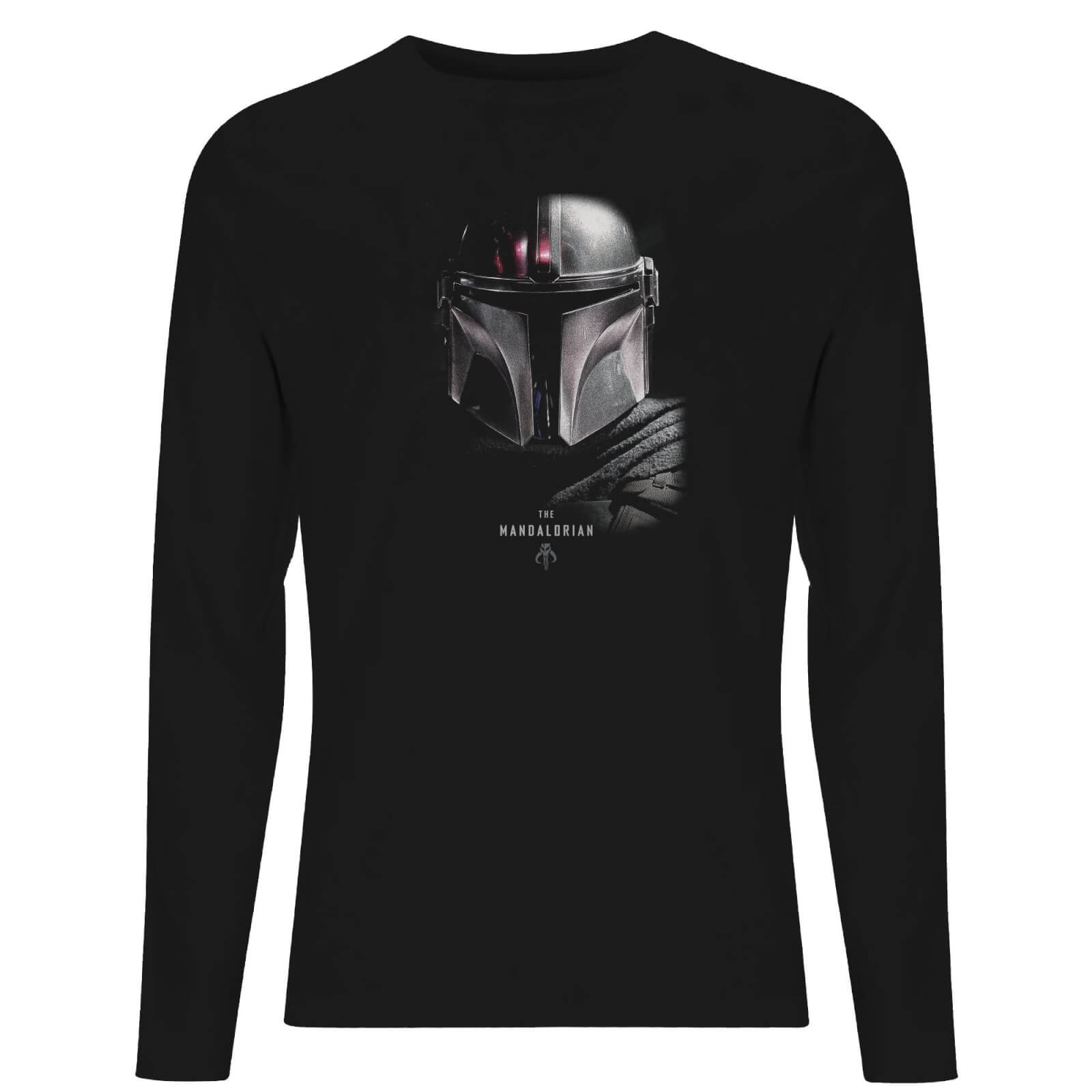 Star Wars The Mandalorian Poster Men's Long Sleeve T-Shirt - Black - Xs - Zwart