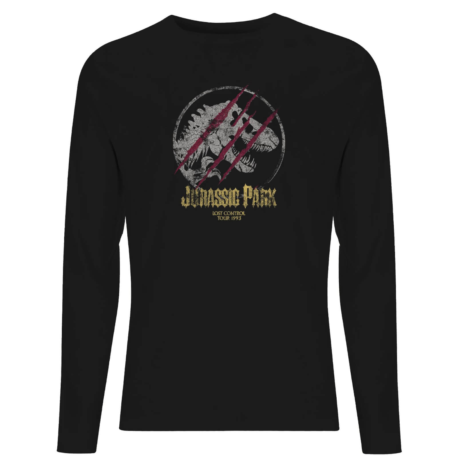 

Jurassic Park Lost Control Men's Long Sleeve T-Shirt - Black - L - Nero