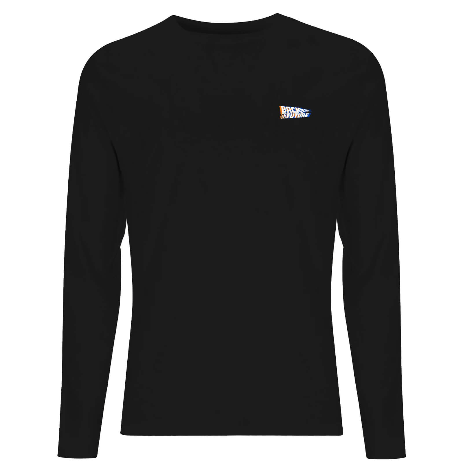 Back To The Future Men's Long Sleeve T-Shirt - Black - Xs - Zwart