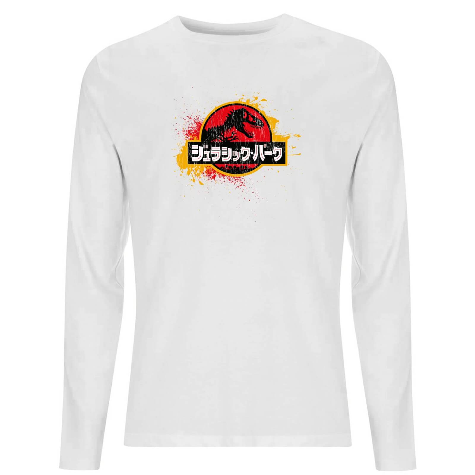 

Jurassic Park Men's Long Sleeve T-Shirt - White - S - Bianco