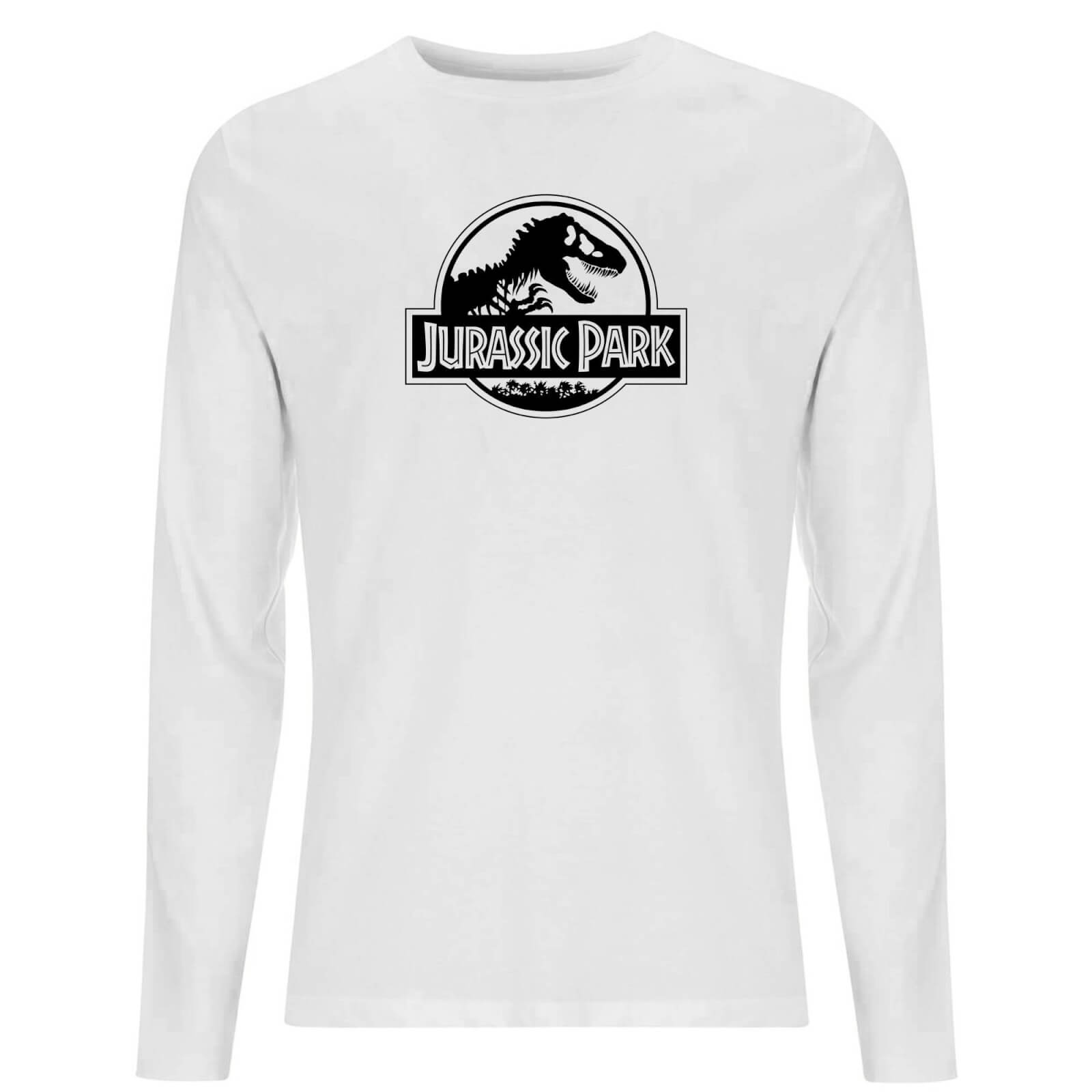 

Jurassic Park Logo Men's Long Sleeve T-Shirt - White - L - Bianco