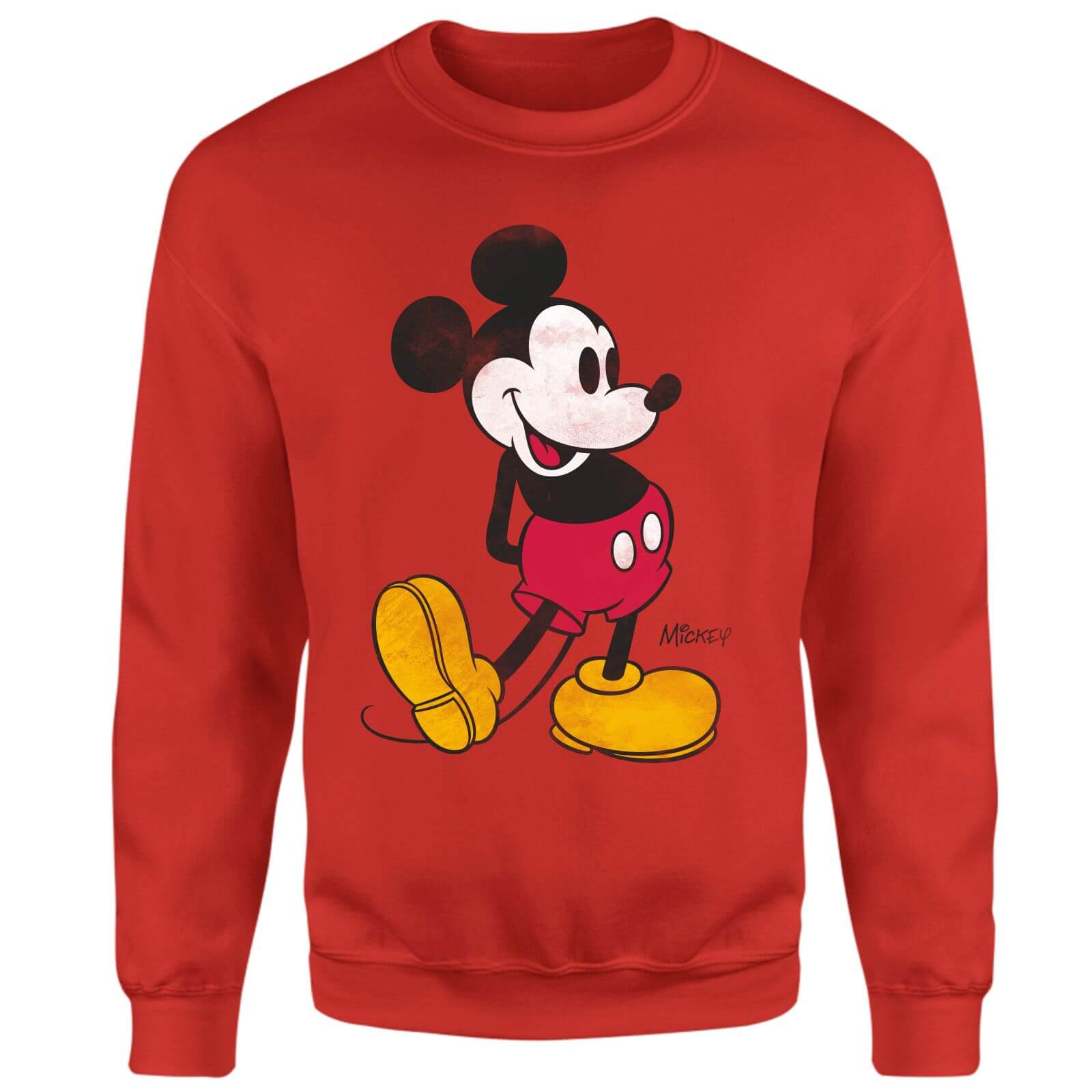 

Mickey Mouse Classic Kick Sweatshirt - Red - S - Rosso