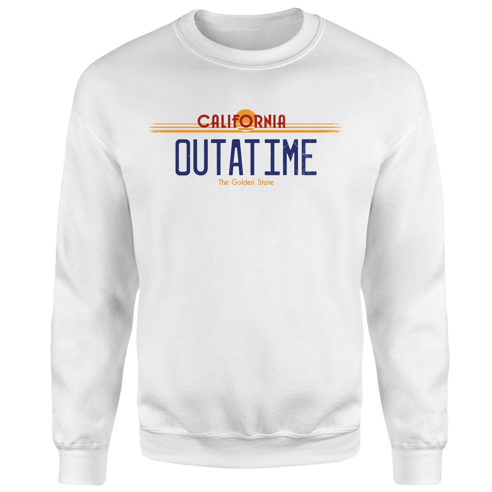 

Back To The Future Outatime Plate Sweatshirt - White - S - Bianco